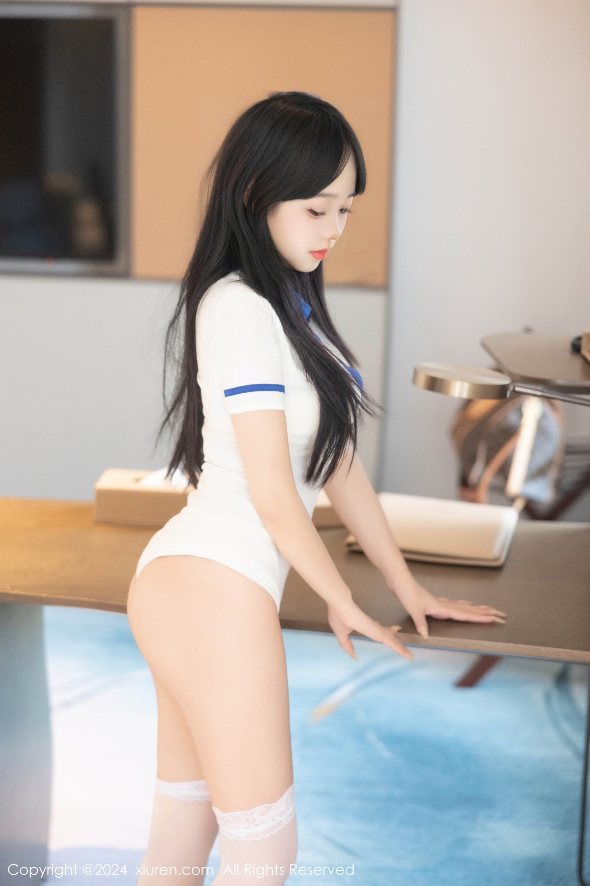 [秀人网] 2024.08.23 No.9056 黎秋秋 丝袜制服  第35张