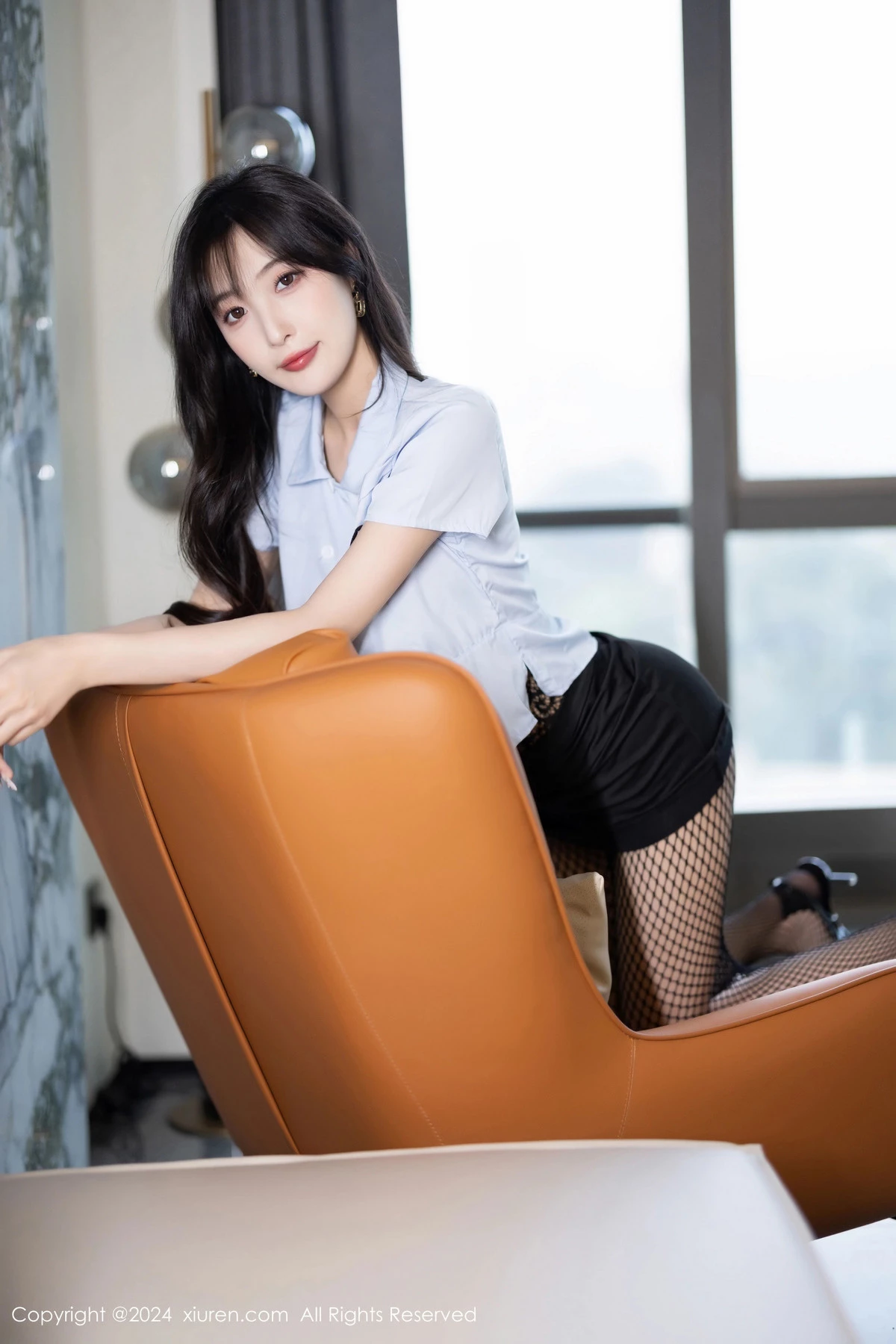 [秀人网] 2024.06.04 No.8650 林星阑 黑丝美腿  第24张