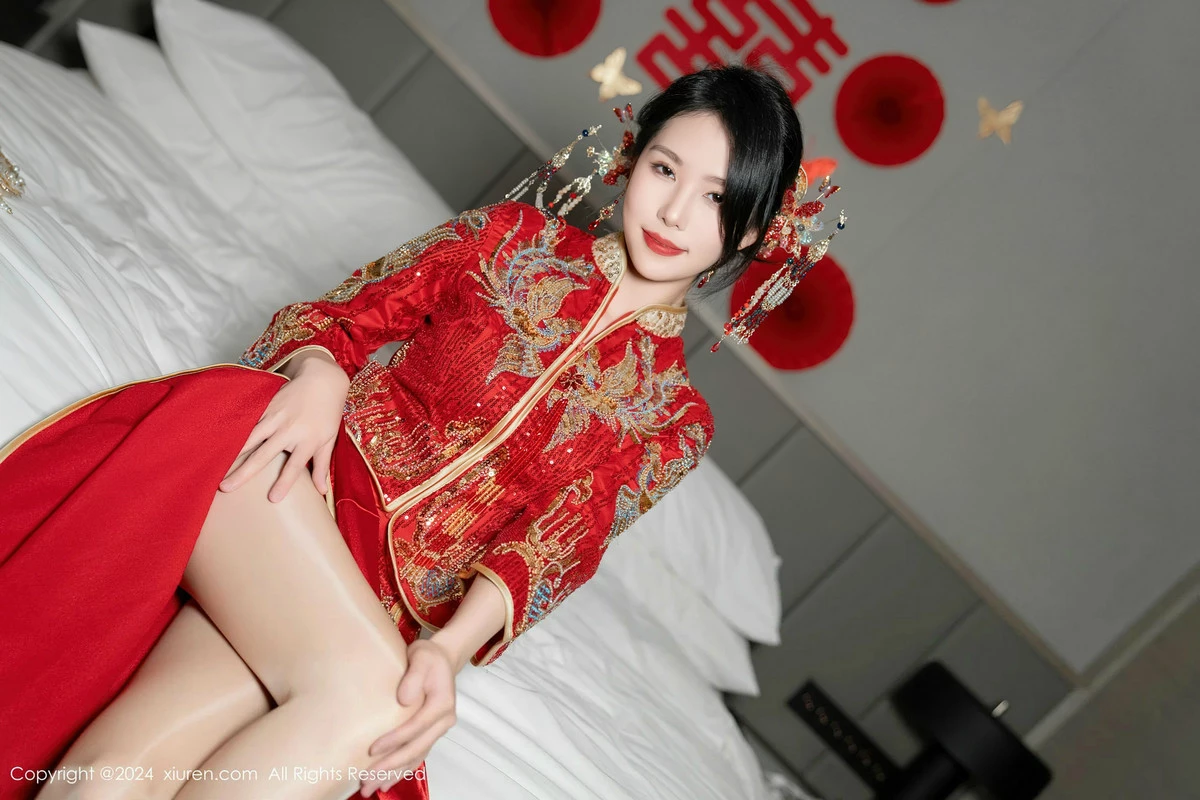 [秀人网] 2024.04.11 No.8376 利世 美腿丝袜  第46张