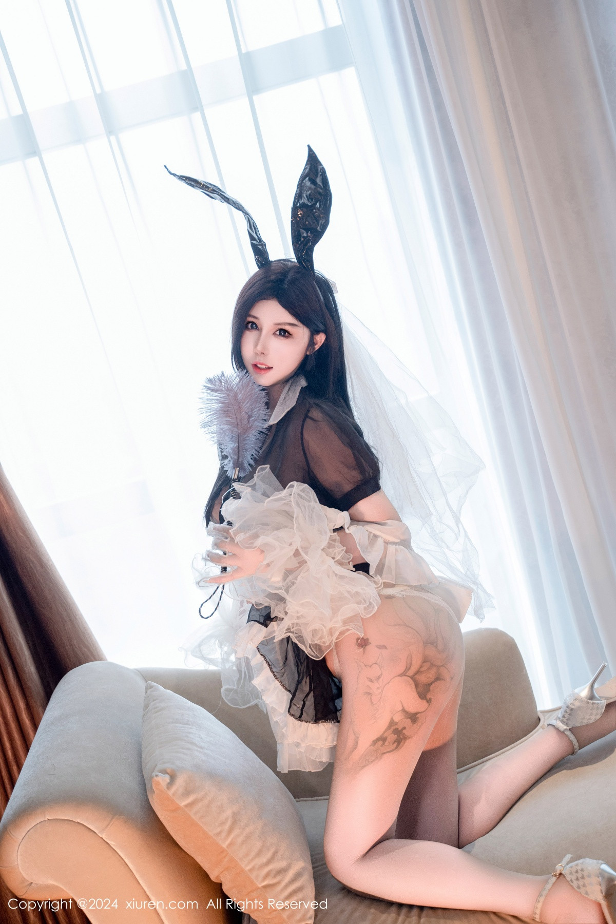 [秀人网] 2024.08.14 No.9010 陈芊儿 丝袜美臀  第36张