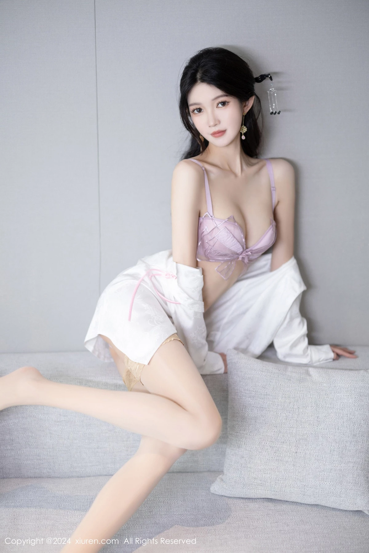 [秀人网] 2024.04.07 No.8347 程程程- 丝袜美腿  第44张
