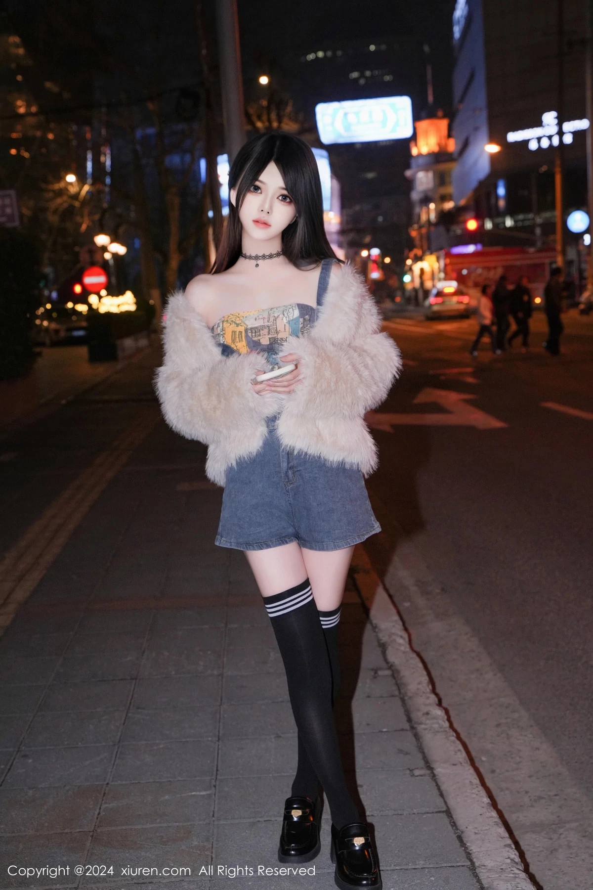 [秀人网] 2024.05.09 No.8508 林月月 黑丝美腿  第14张
