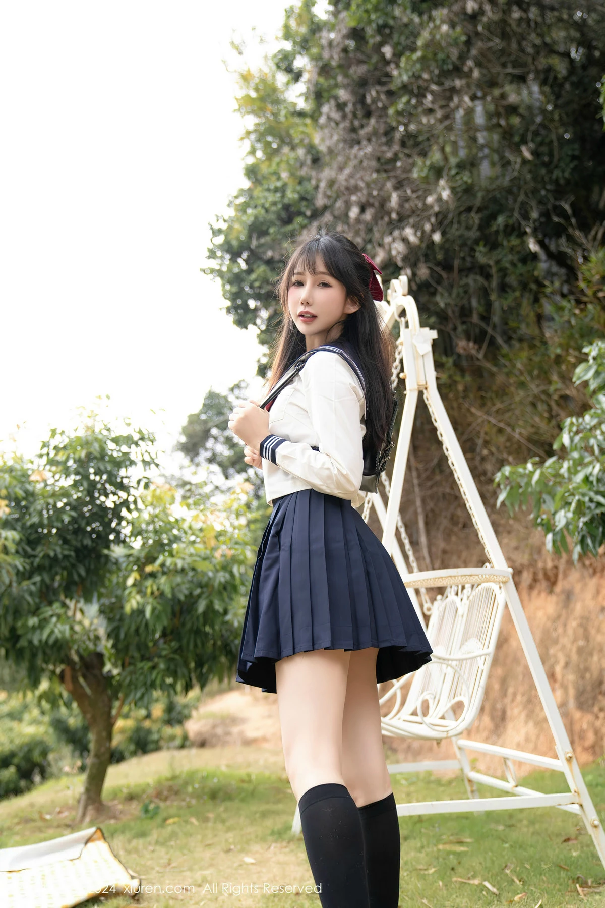 [秀人网] 2024.04.10 No.8365 波巧酱 性感美腿  第14张