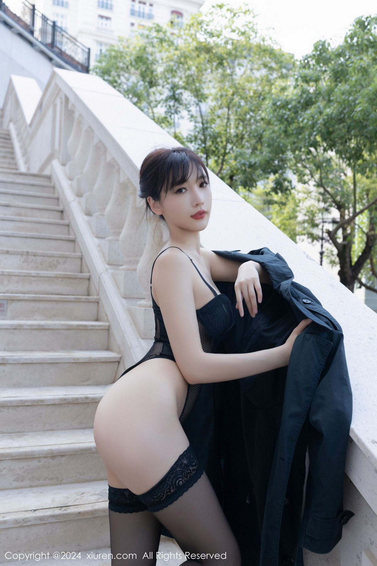 [秀人网] 2024.07.11 No.8844 陆萱萱 黑丝美腿  第66张