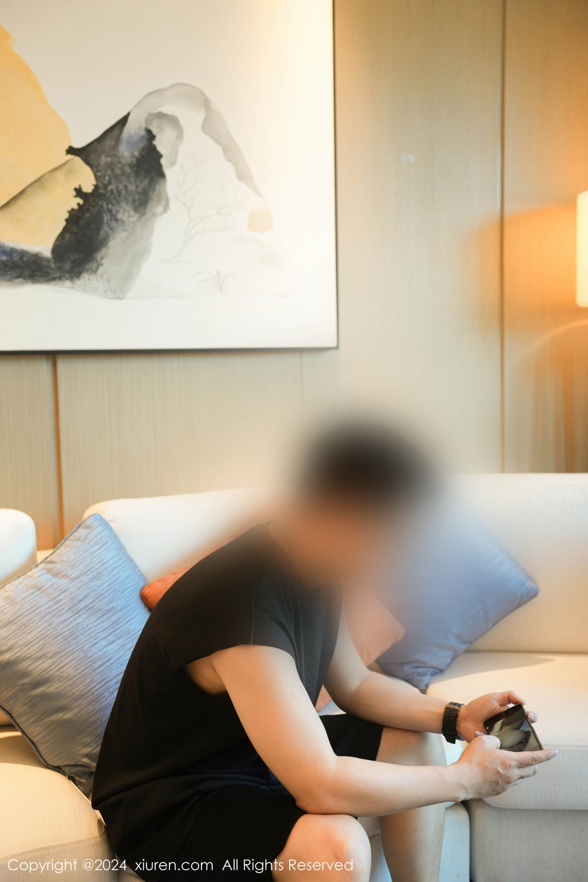 [秀人网] 2024.06.21 No.8735 甜妮 黑丝美腿  第6张
