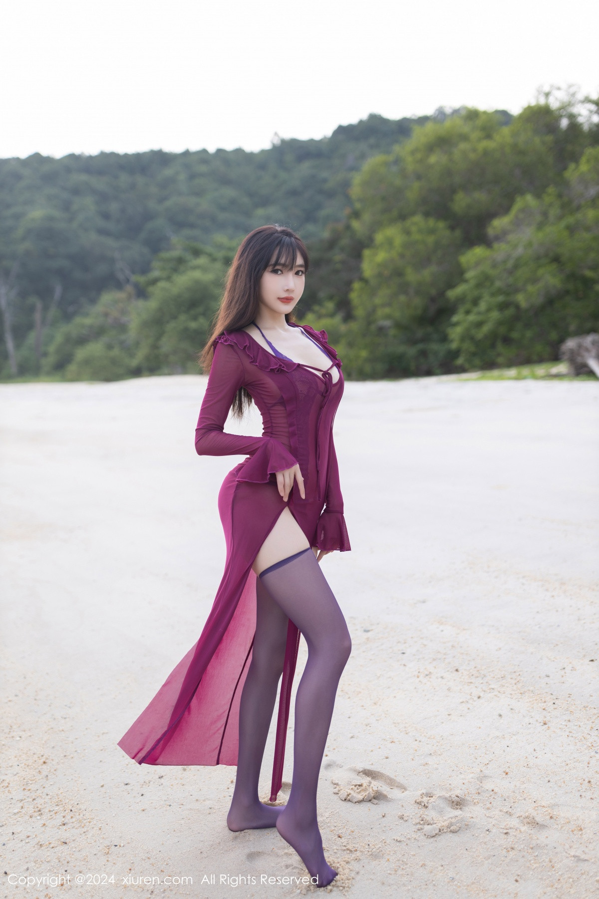 [秀人网] 2024.08.15 No.9021 陆萱萱 丝袜美腿