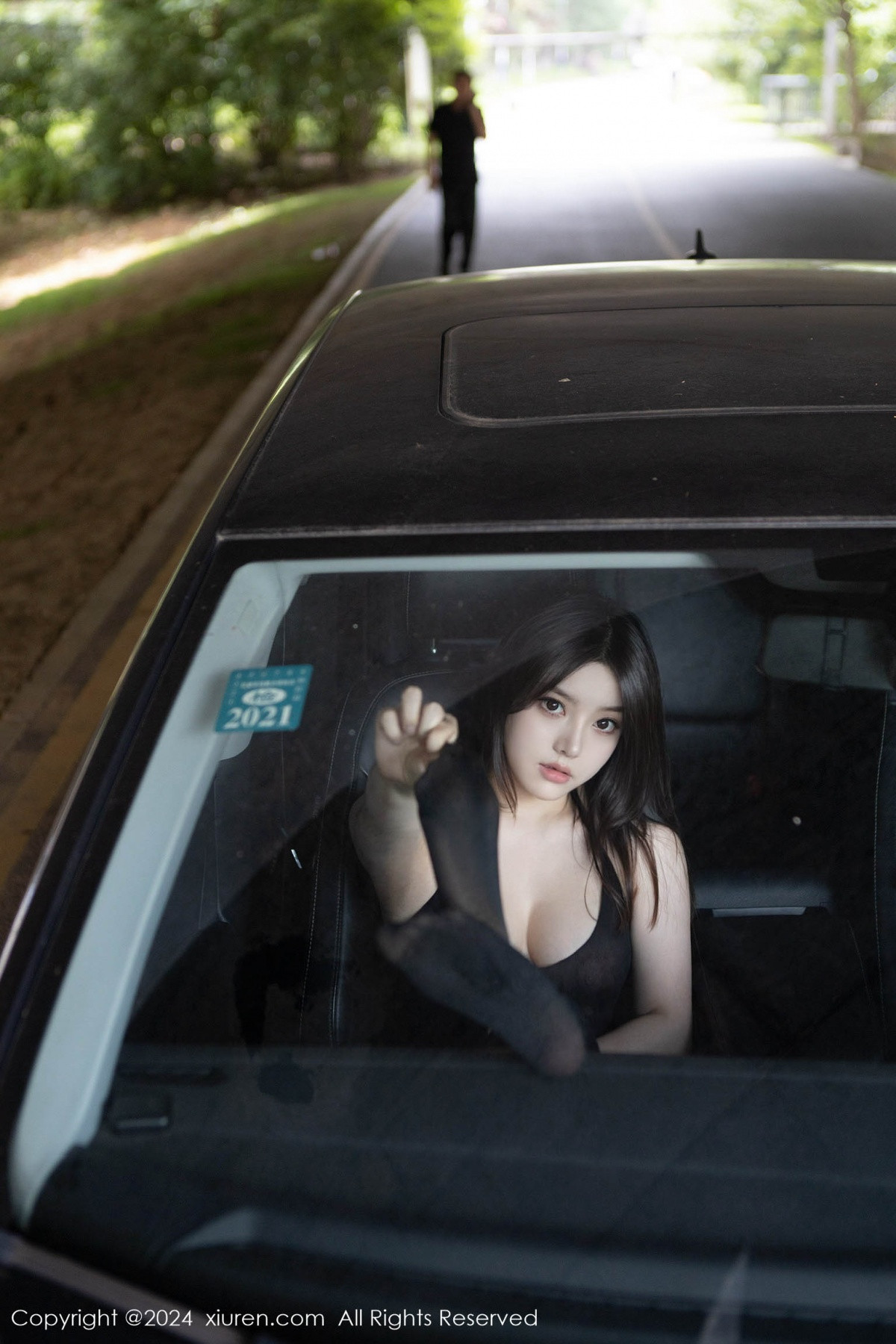 [秀人网] 2024.06.14 No.8708 豆瓣酱 黑丝美腿  第54张