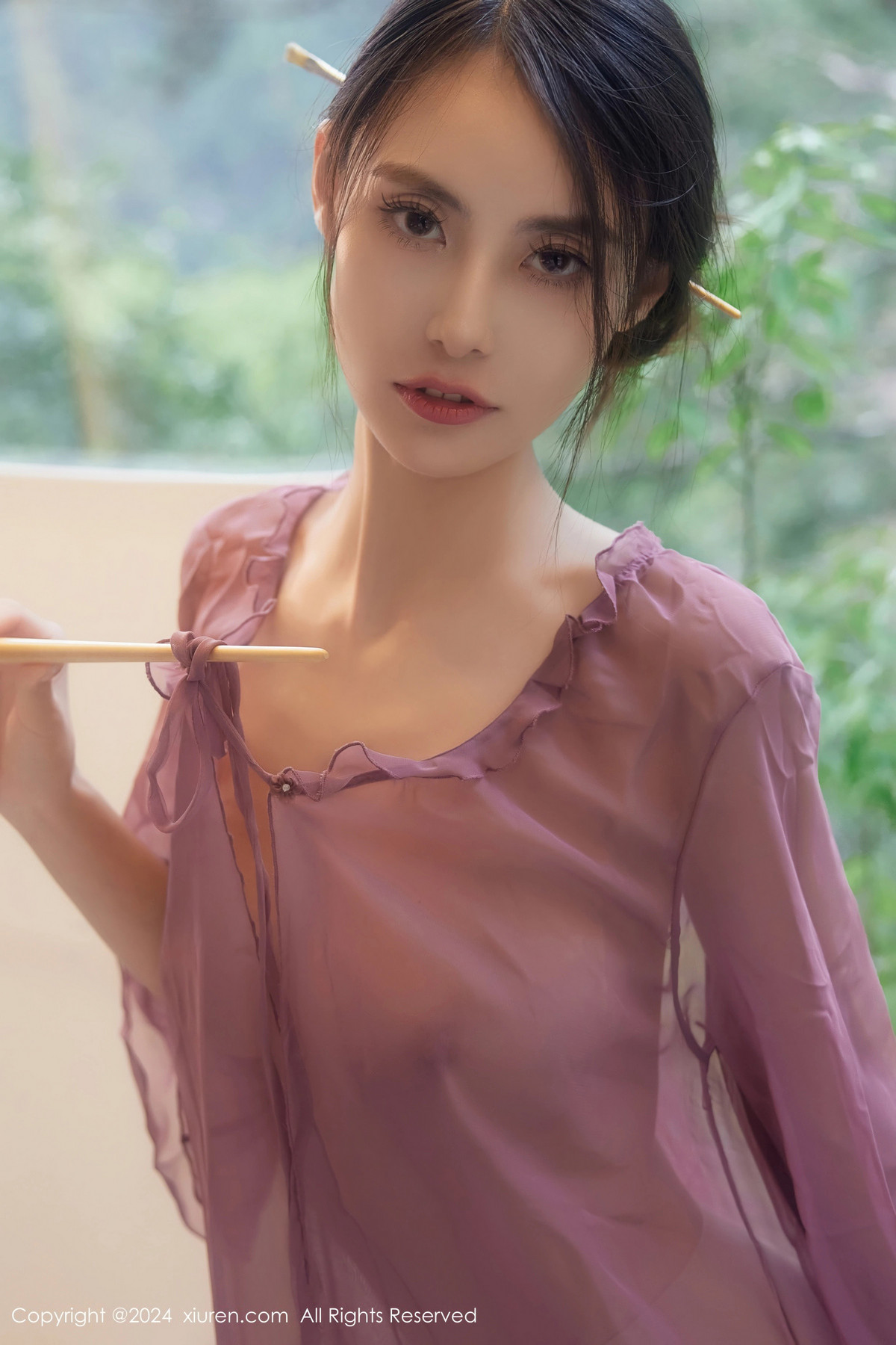 [秀人网] 2024.06.12 No.8687 lingyu69 美腿丝袜  第48张