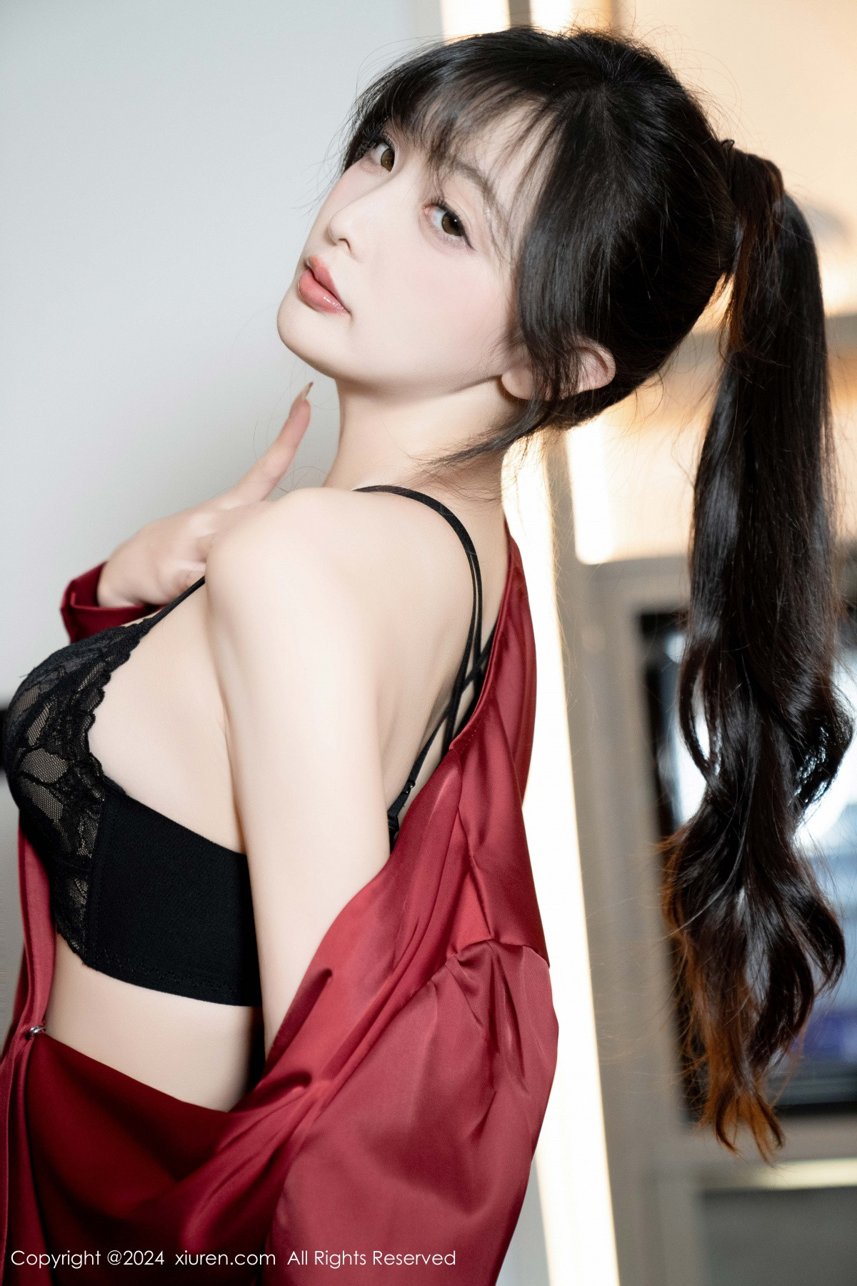 [秀人网] 2024.10.16 No.9299 林星阑 黑丝美腿  第42张