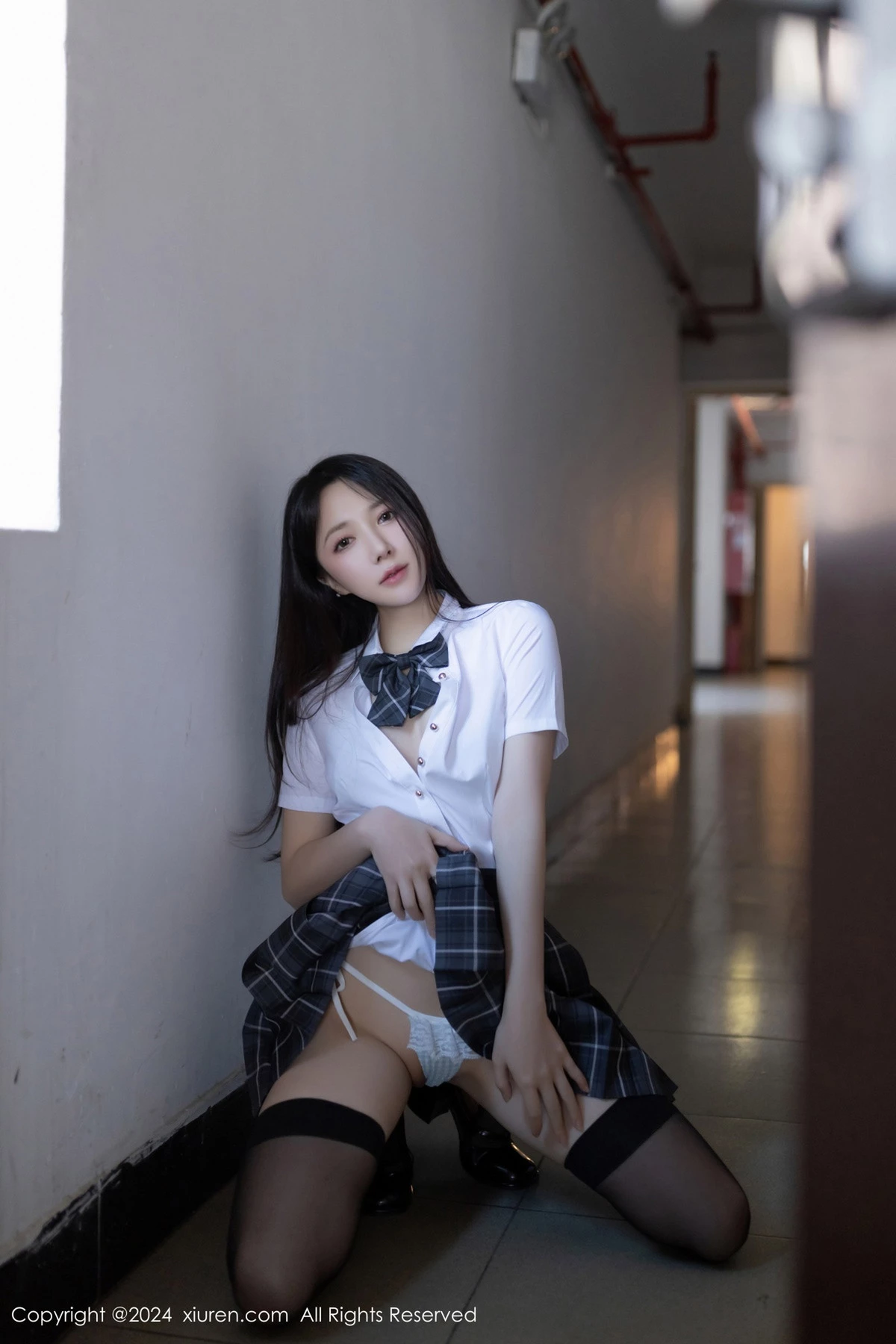 [秀人网] 2024.05.10 No.8516 鱼子酱Fish 黑丝美腿  第15张