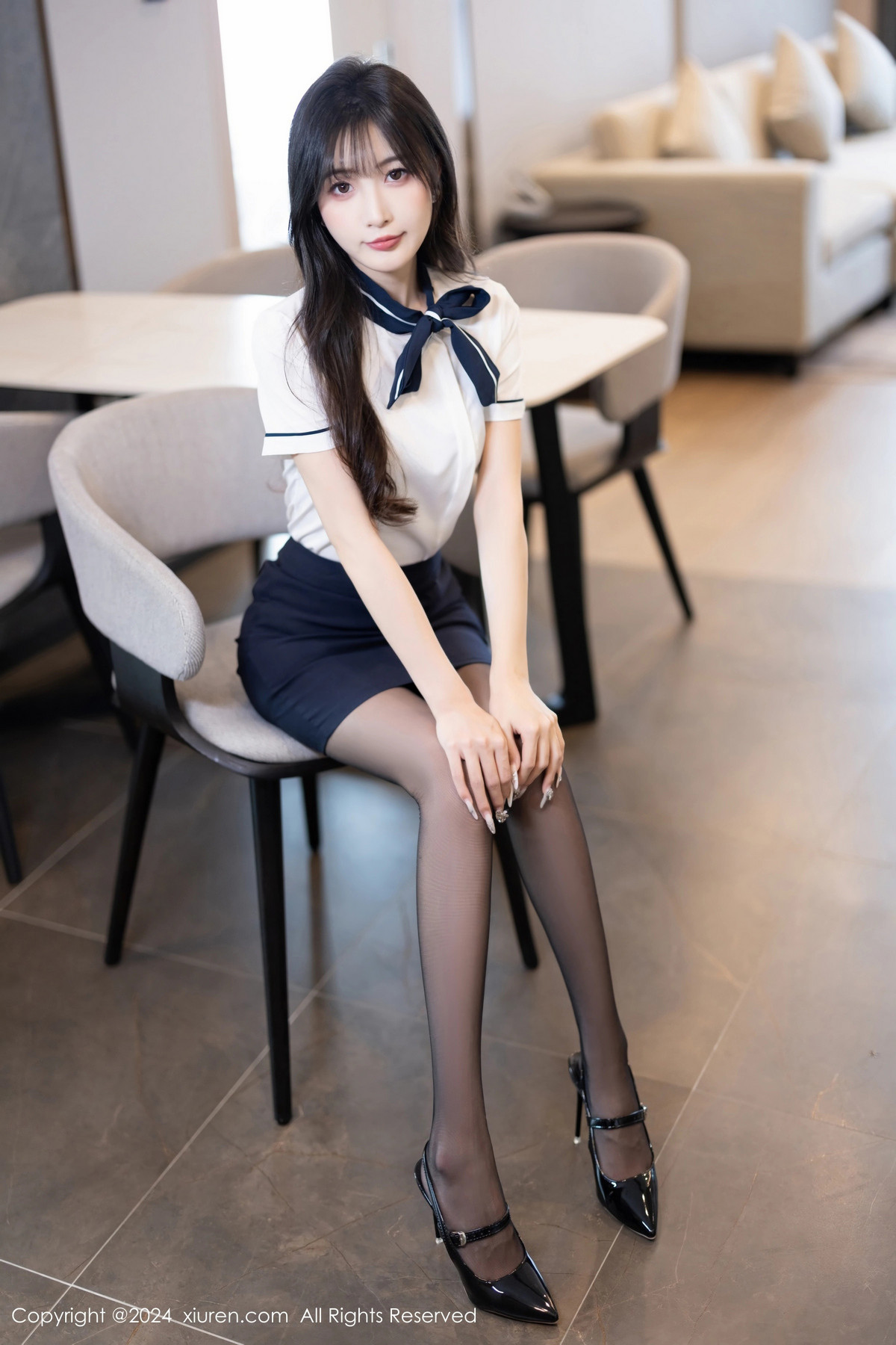 [秀人网] 2024.06.19 No.8727 林星阑 黑丝美腿  第6张