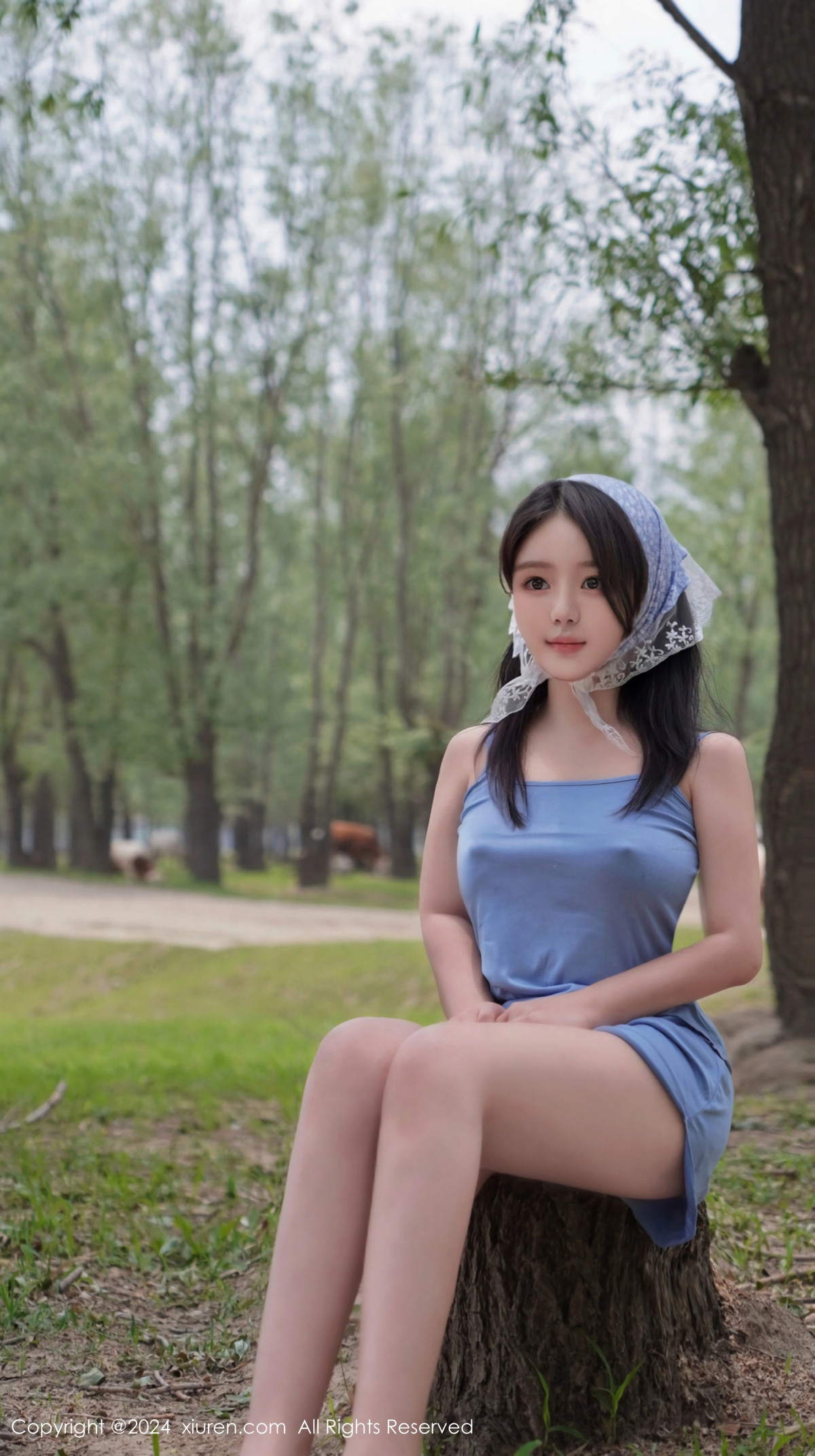 [秀人网] 2024.06.28 No.8777 小薯条nienie 放牛娃主题  第3张