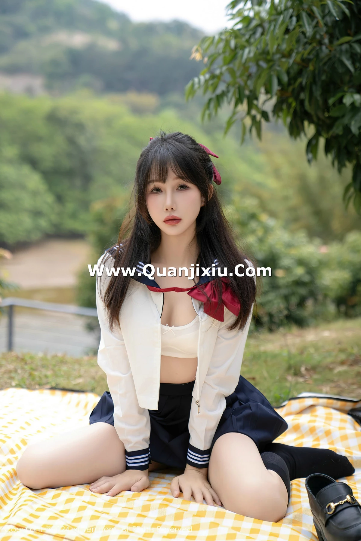[秀人网] 2024.04.10 No.8365 波巧酱 性感美腿  第49张
