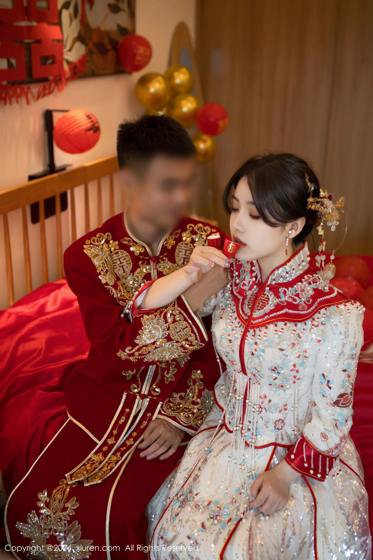 [秀人网] 2024.06.28 No.8780 豆瓣酱 新娘服饰  第66张