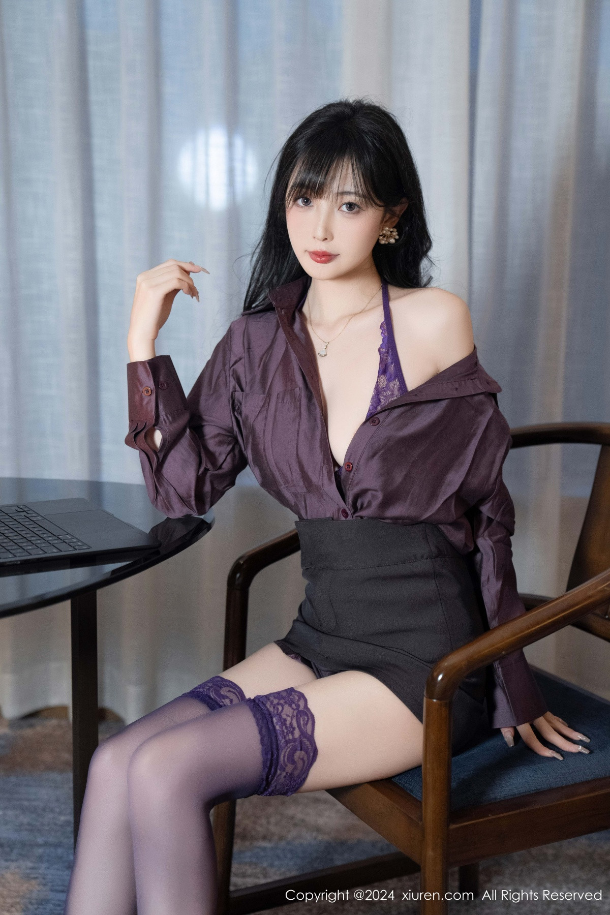 [秀人网] 2024.11.11 No.9428 林星阑 丝袜美腿  第41张