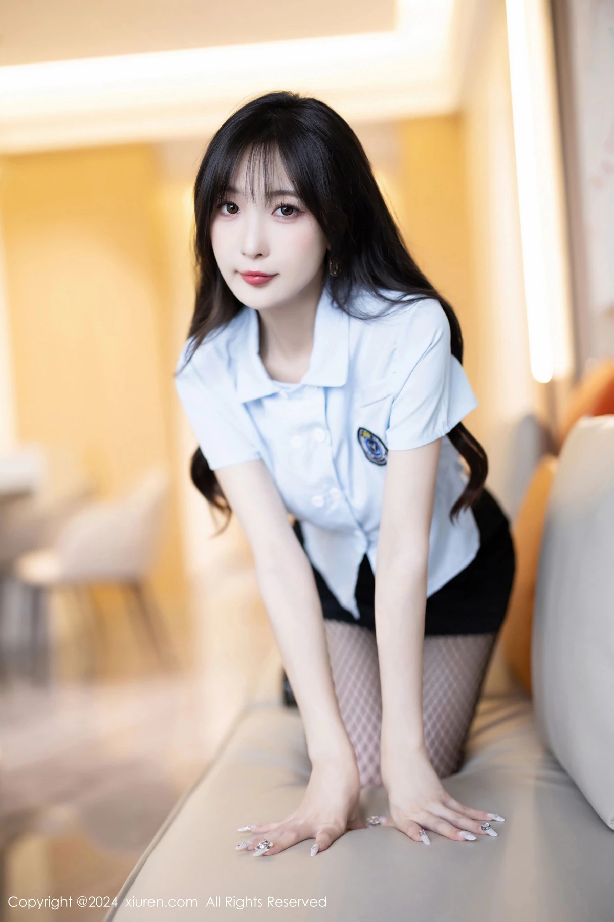 [秀人网] 2024.06.04 No.8650 林星阑 黑丝美腿  第12张
