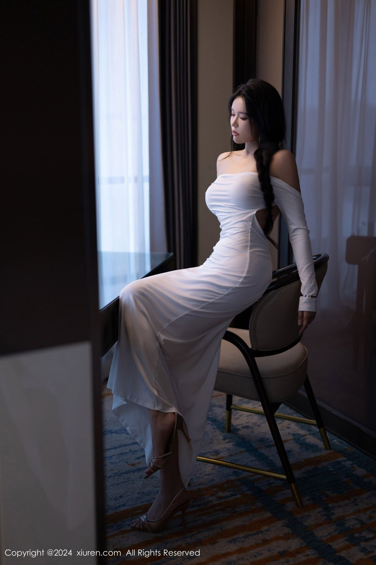 [秀人网] 2024.09.05 No.9115 娜比 黑丝美腿  第41张