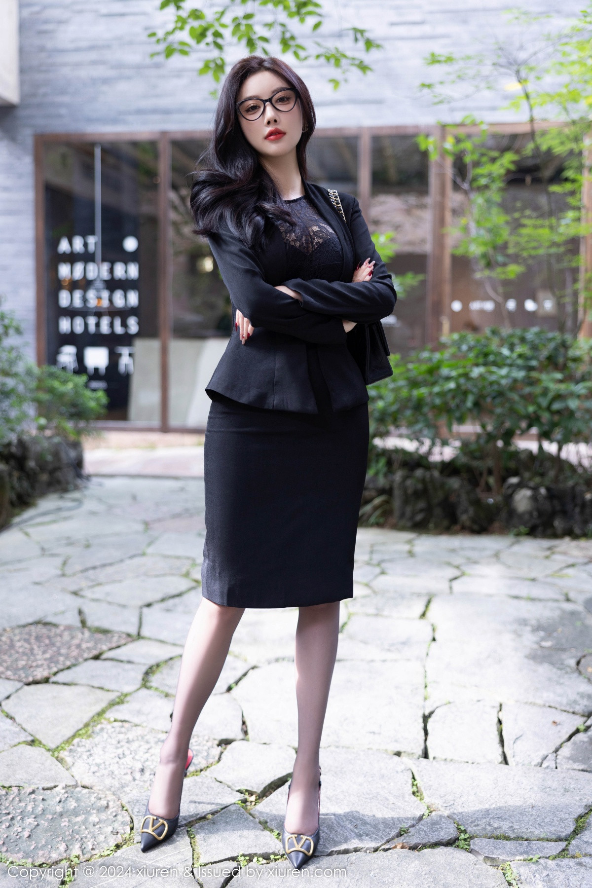 [秀人网] 2024.09.20 No.9190 杨晨晨Yome 黑丝美腿  第11张