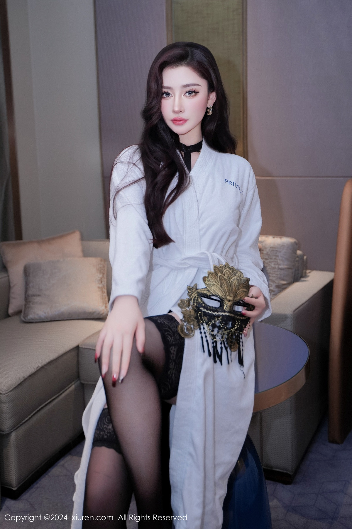 [秀人网] 2024.09.24 No.9198 蕾蕾醒了没 黑丝美臀  第60张