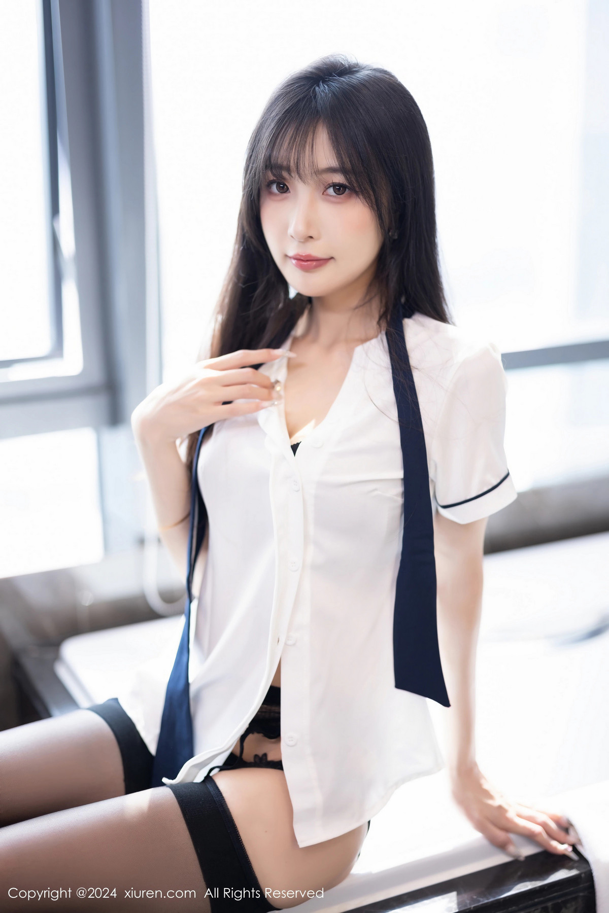 [秀人网] 2024.06.19 No.8727 林星阑 黑丝美腿  第24张