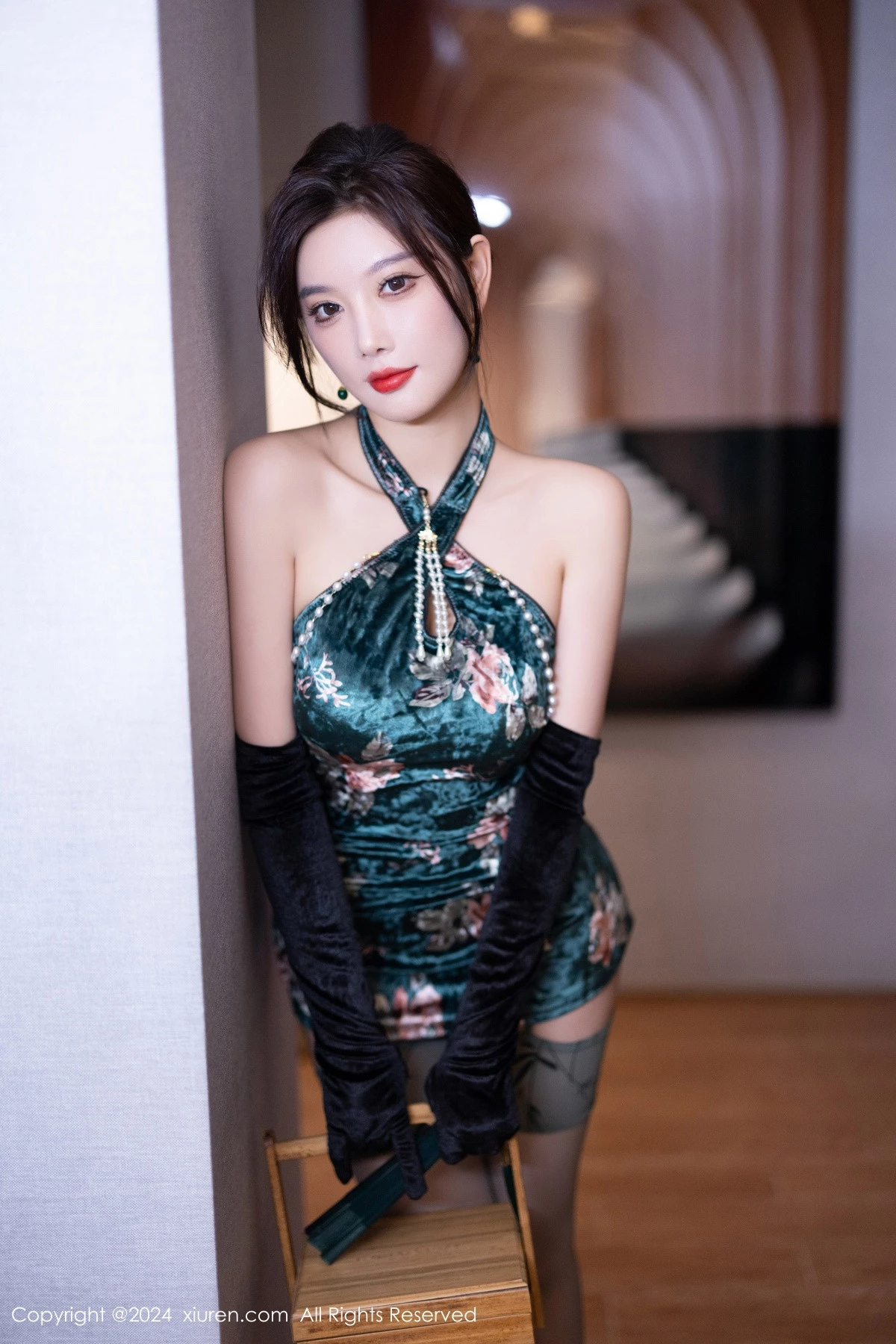 [秀人网] 2024.09.14 No.9165 杨晨晨Yome 黑丝美腿  第17张