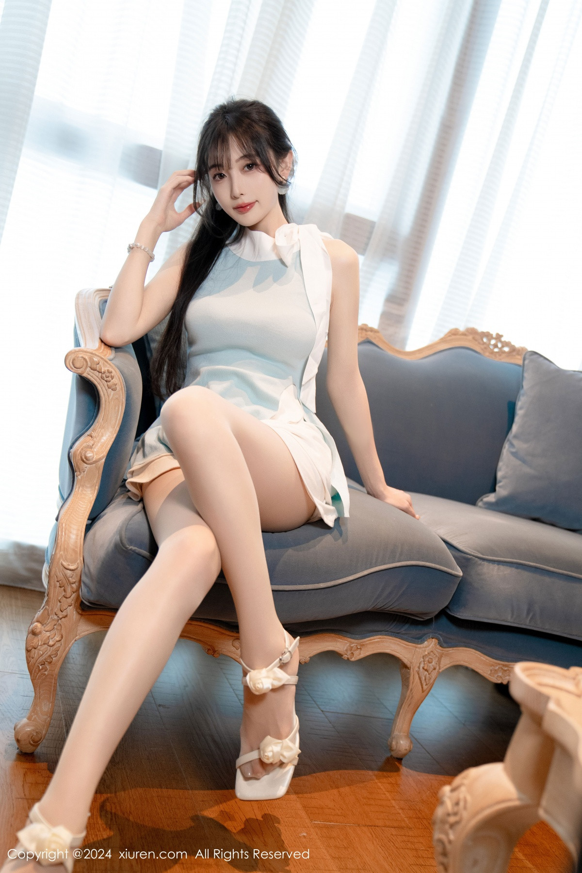 [秀人网] 2024.06.26 No.8761 林星阑 白丝美腿  第22张