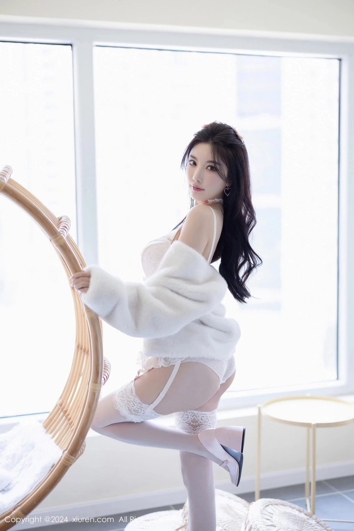 [秀人网] 2024.05.20 No.8570 杨晨晨Yome 美腿丝袜  第8张