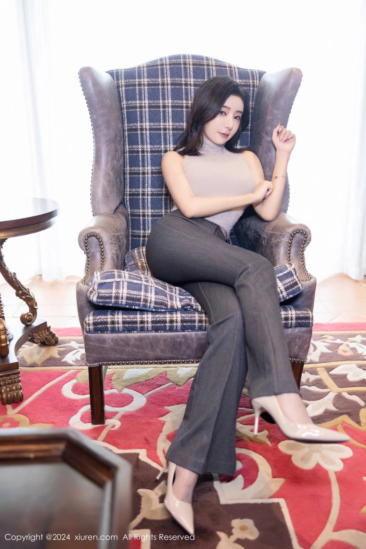 [秀人网] 2024.04.25 No.8451 王馨瑶yanni 黑丝美腿  第20张