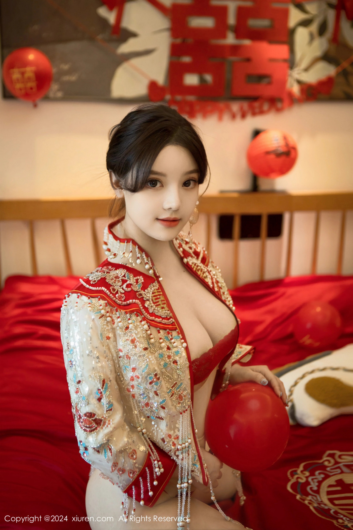 [秀人网] 2024.06.28 No.8780 豆瓣酱 新娘服饰  第82张