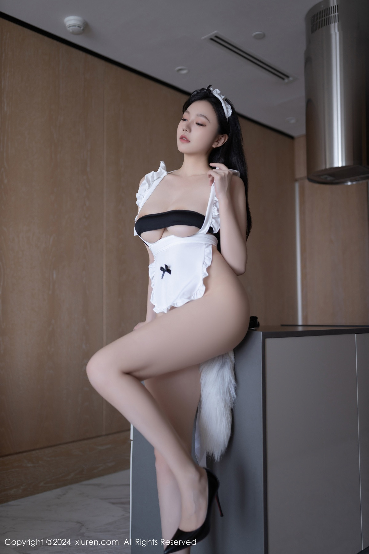 [秀人网] 2024.06.18 No.8720 安然anran 黑丝美腿  第57张