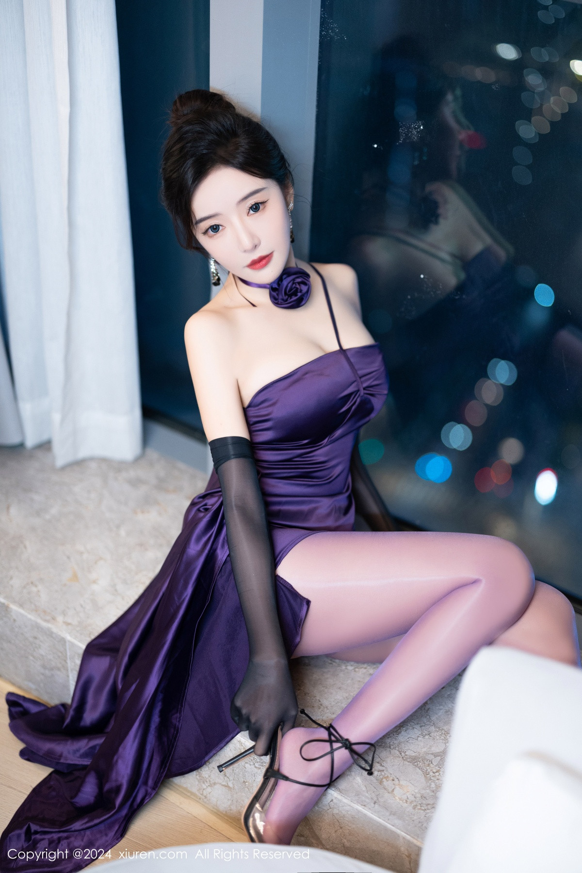 [秀人网] 2024.06.13 No.8698 王馨瑶yanni 丝袜美腿  第32张