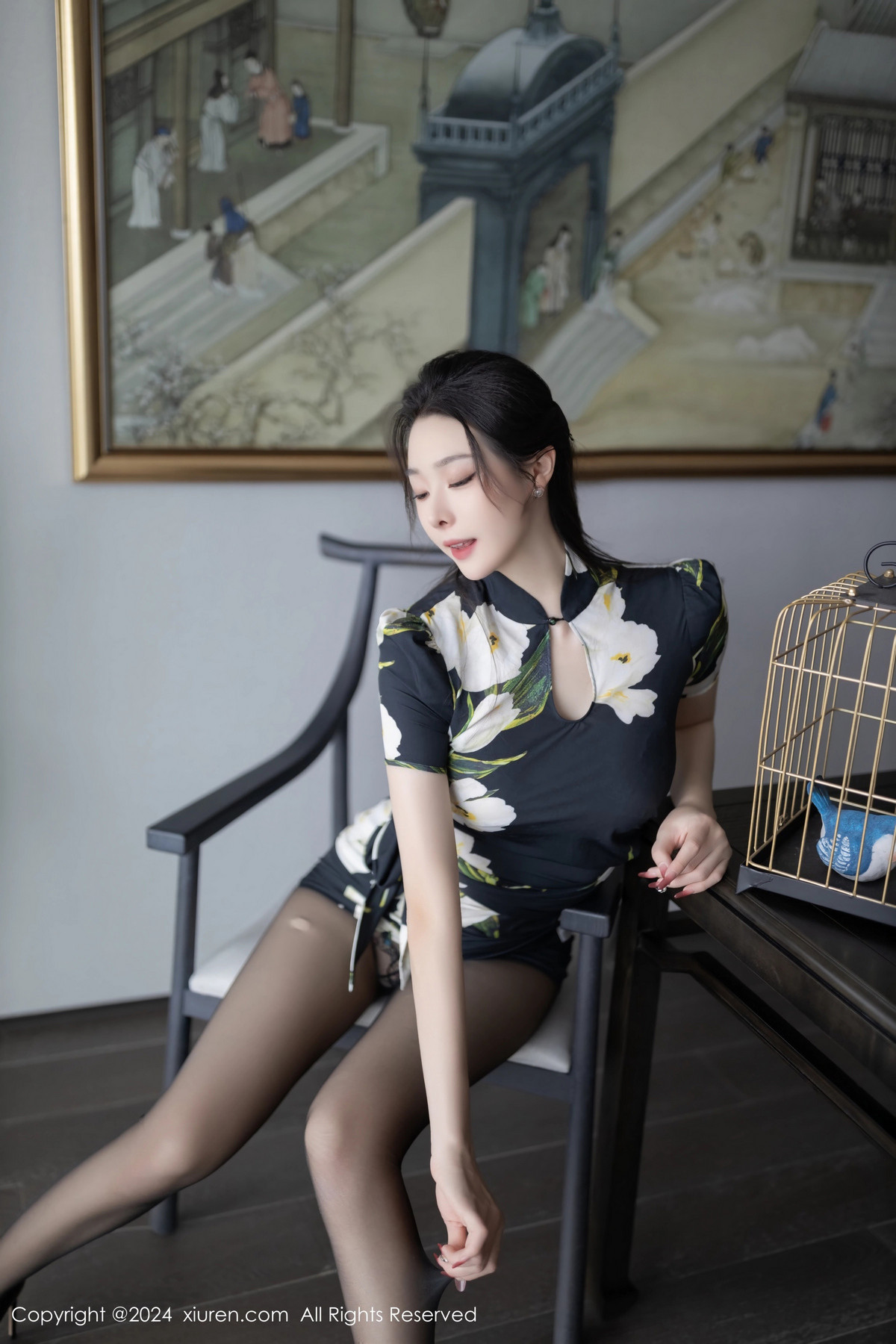[秀人网] 2024.06.27 No.8768 小逗逗 黑丝美腿  第12张
