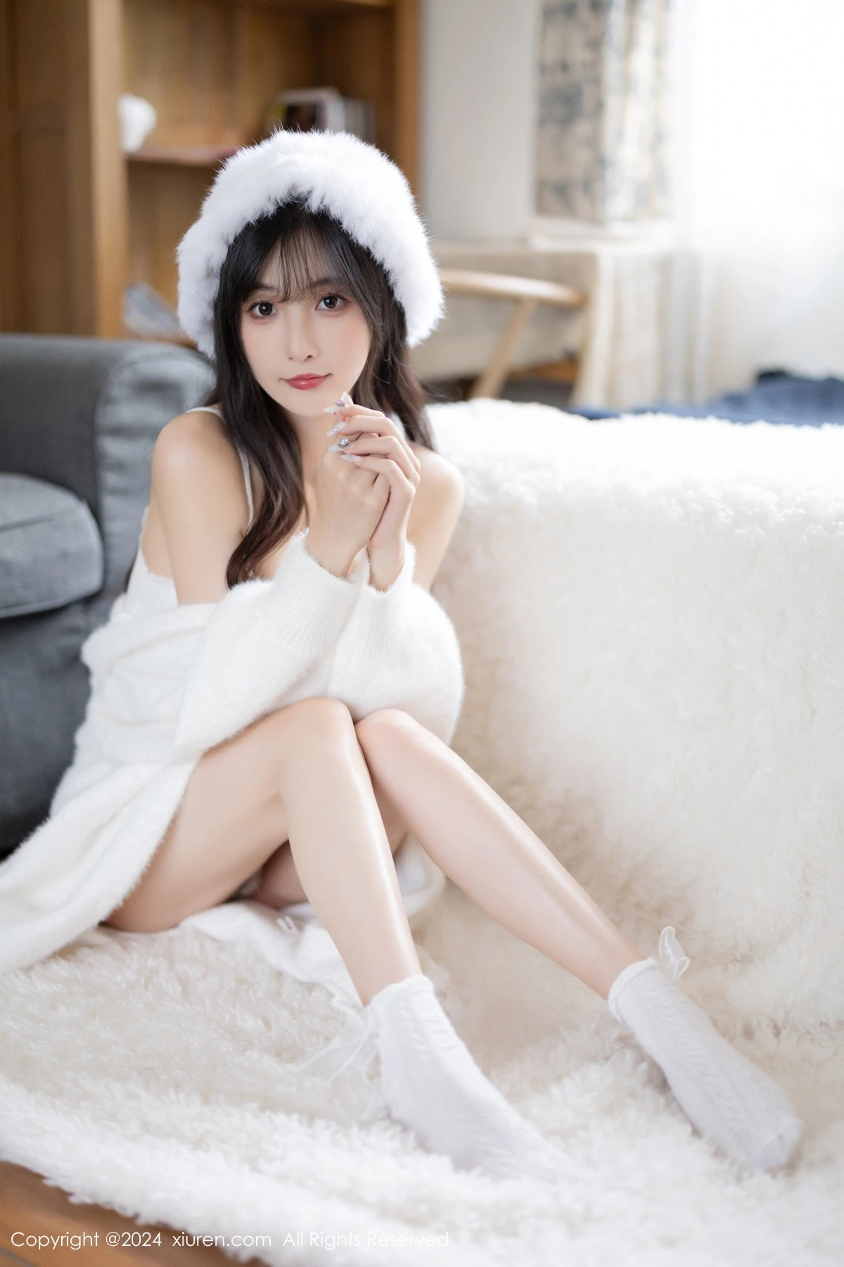 [秀人网] 2024.03.28 No.8307 林星阑 美腿丝袜  第35张
