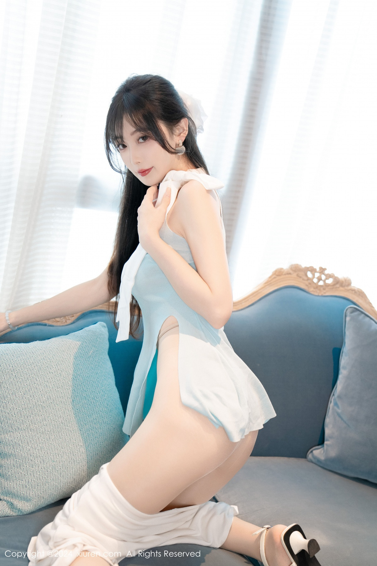 [秀人网] 2024.06.26 No.8761 林星阑 白丝美腿  第37张