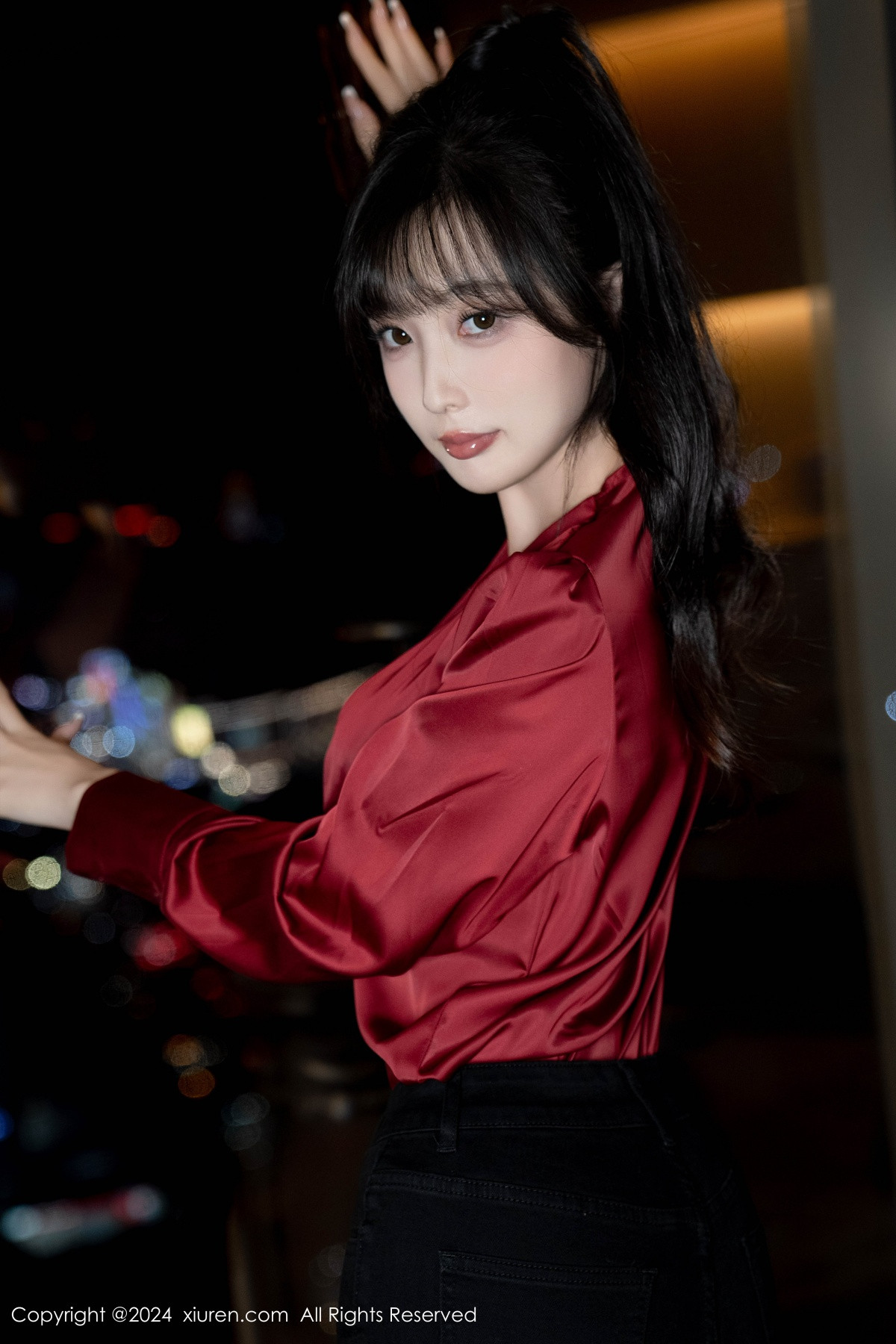 [秀人网] 2024.10.16 No.9299 林星阑 黑丝美腿  第20张