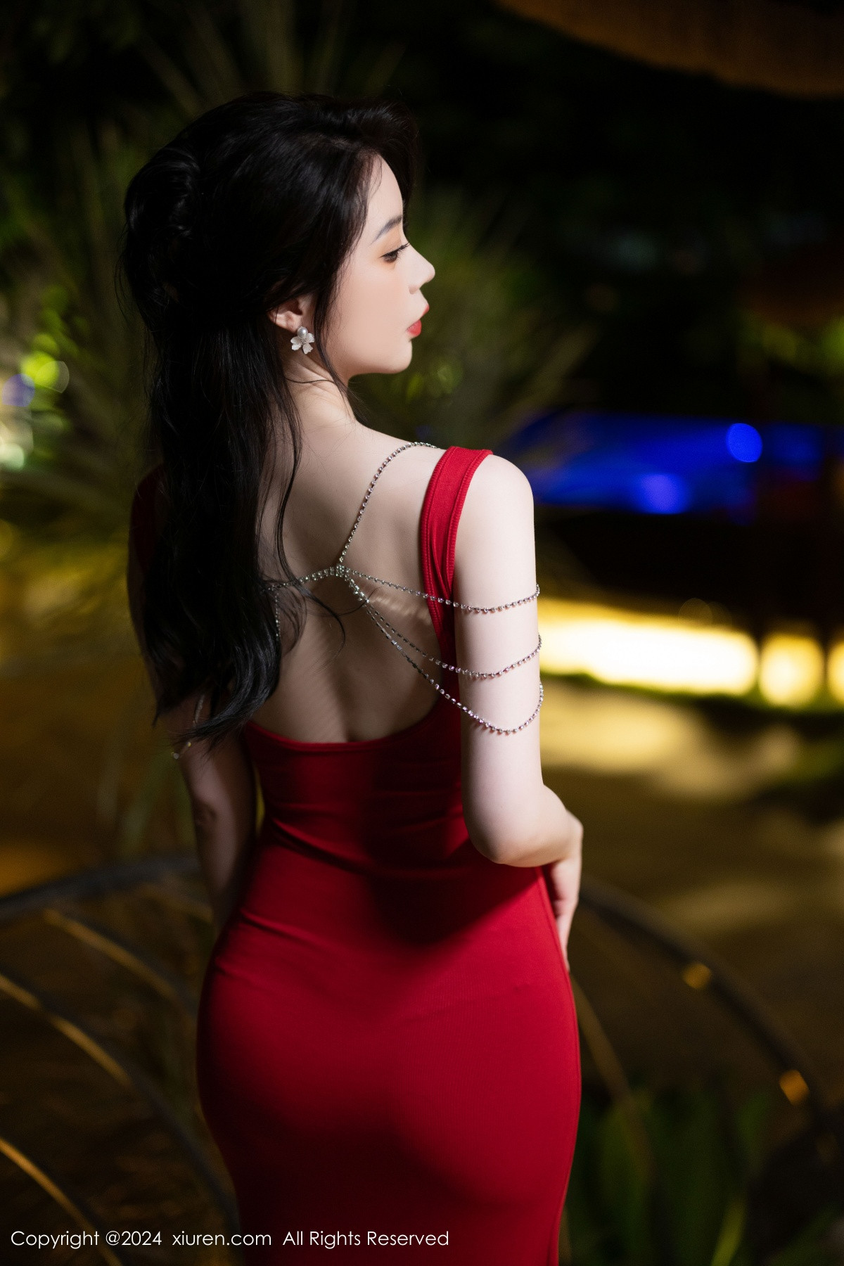 [秀人网] 2024.10.15 No.9291 梦心玥 黑丝美腿  第7张