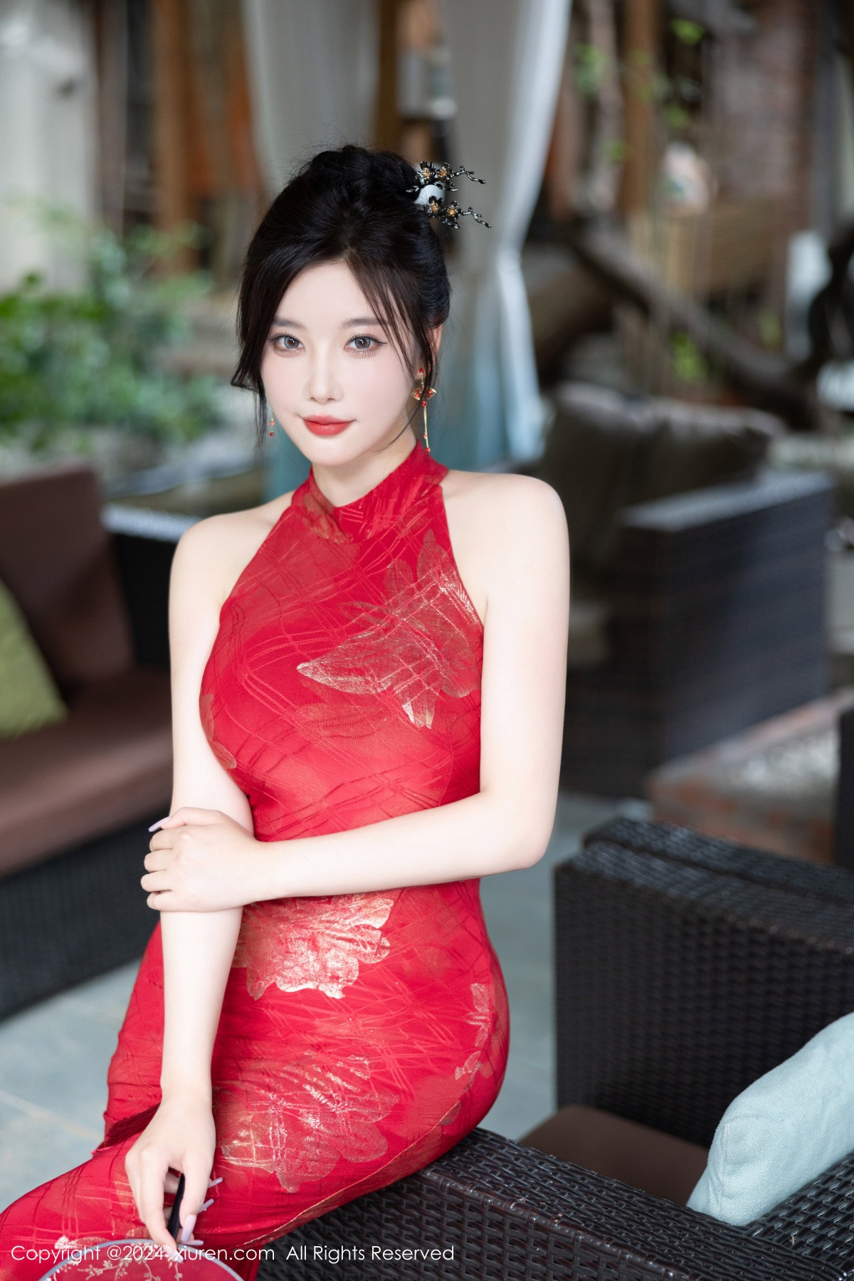 [秀人网] 2024.08.09 No.8996 杨晨晨Yome 黑丝美腿  第20张