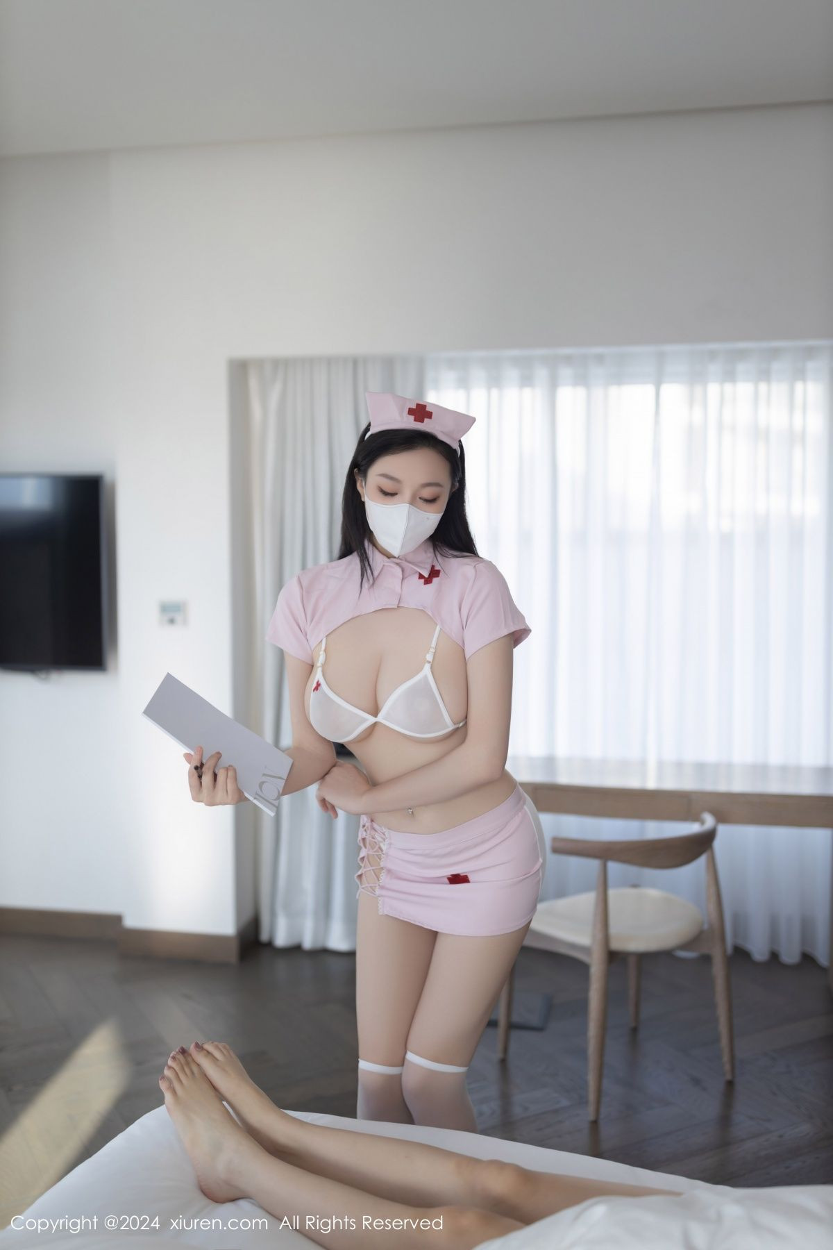 [秀人网] 2024.08.27 No.9075 安然anran 丝袜美腿  第10张