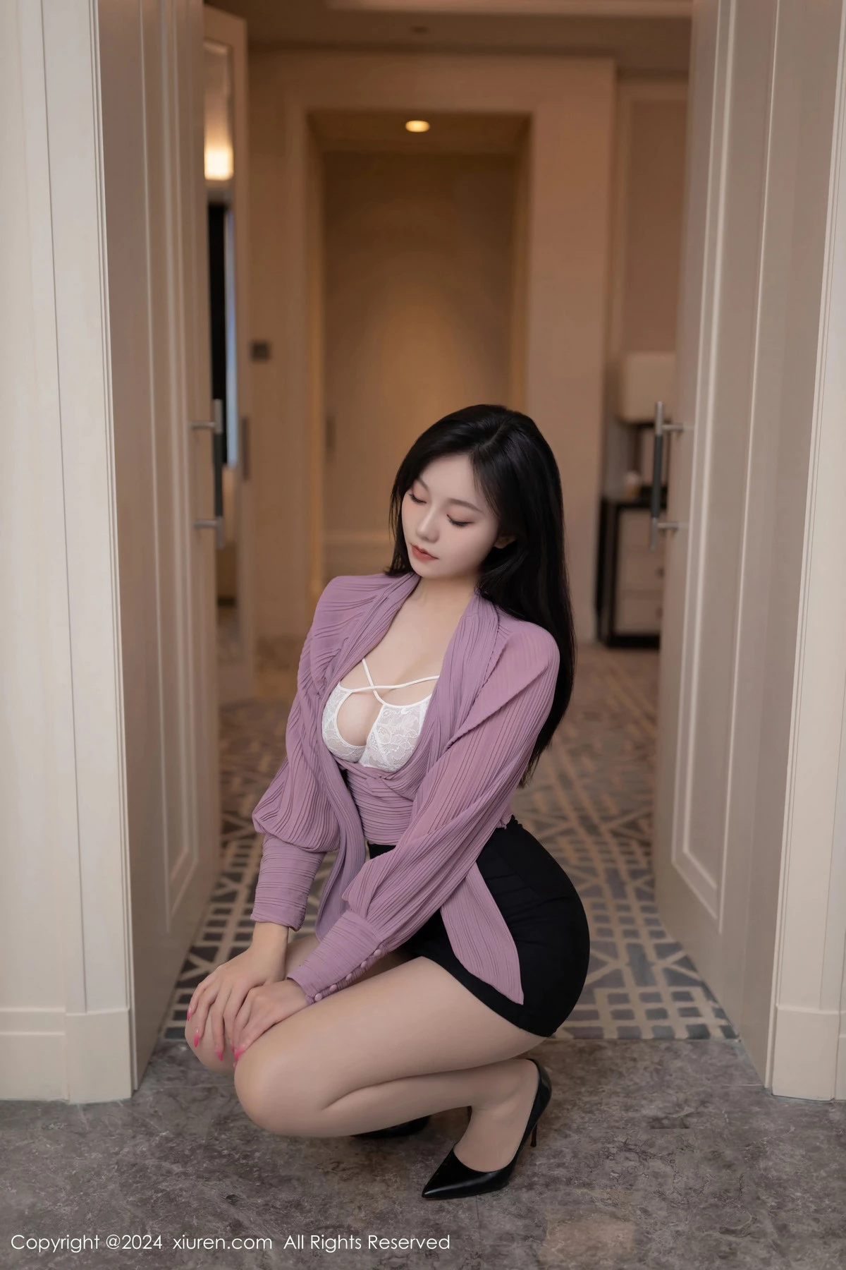 [秀人网] 2024.04.23 No.8438 安然anran 美腿丝袜  第15张