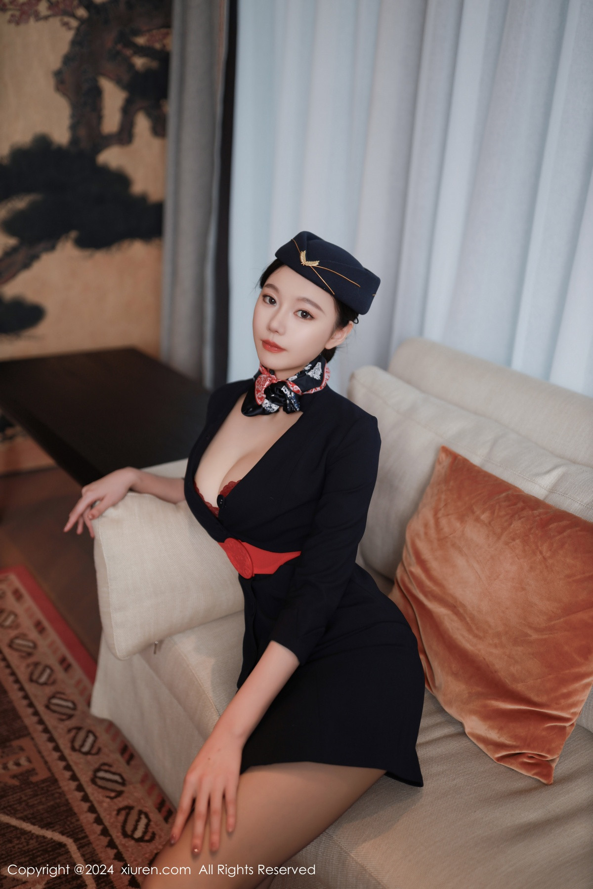 [秀人网] 2024.07.30 No.8942 安然anran 黑丝美腿  第8张
