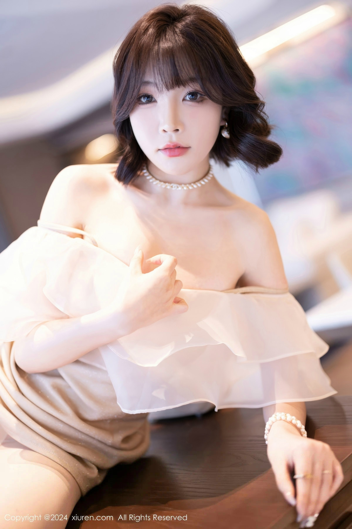 [秀人网] 2024.07.25 No.8917 徐莉芝Booty 丝袜美腿  第40张