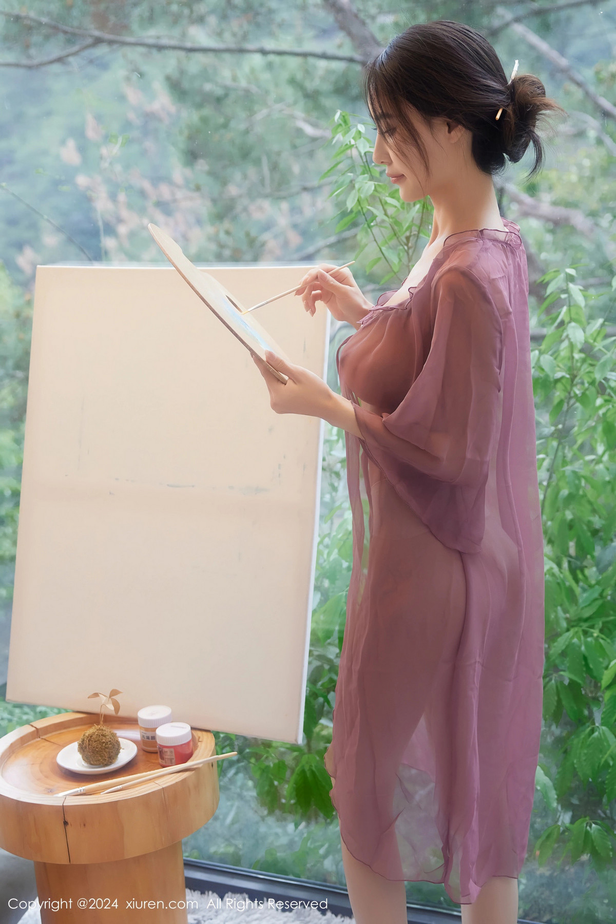 [秀人网] 2024.06.12 No.8687 lingyu69 美腿丝袜  第45张