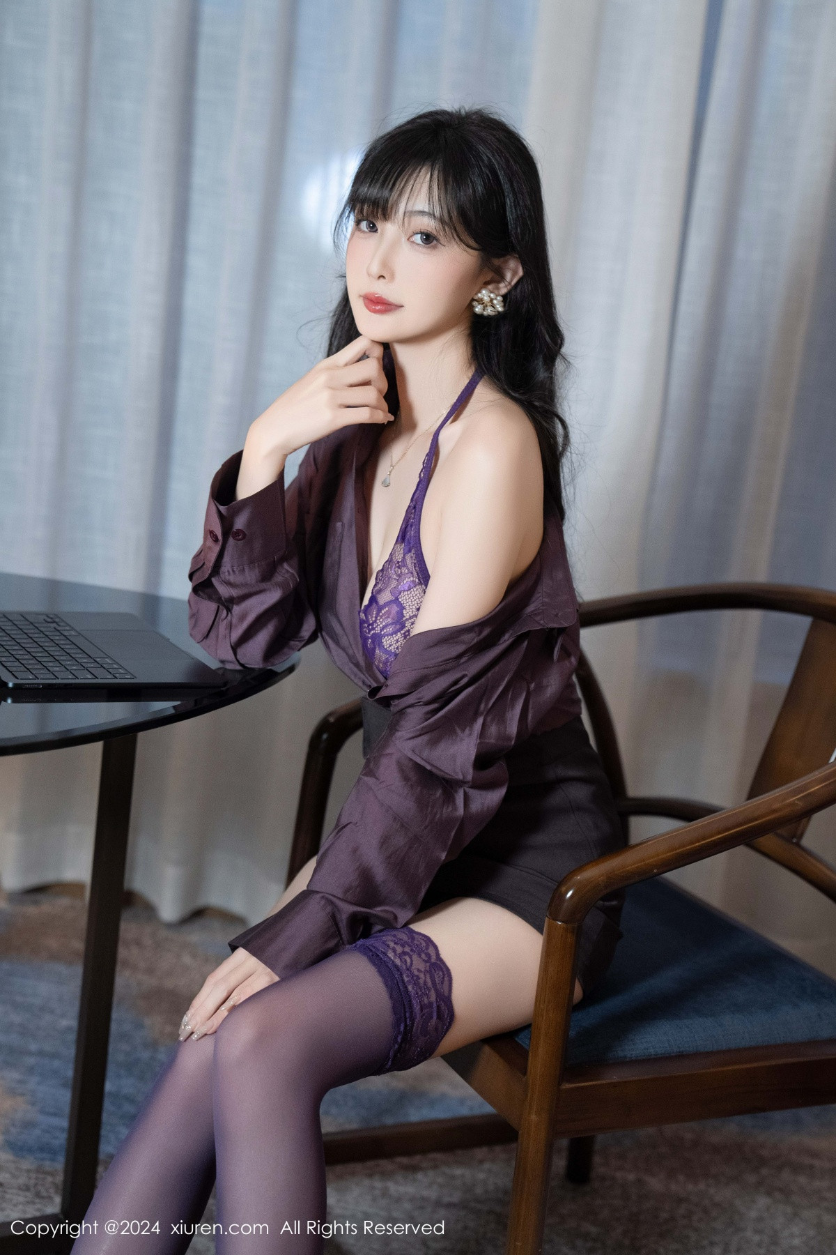 [秀人网] 2024.11.11 No.9428 林星阑 丝袜美腿  第45张