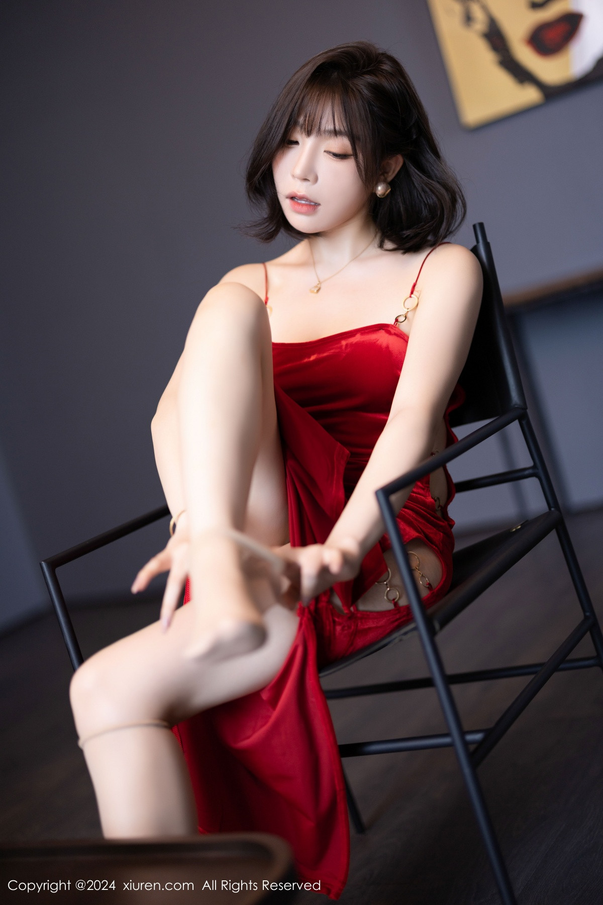 [秀人网] 2024.09.29 No.9229 徐莉芝Booty 美腿黑丝  第22张