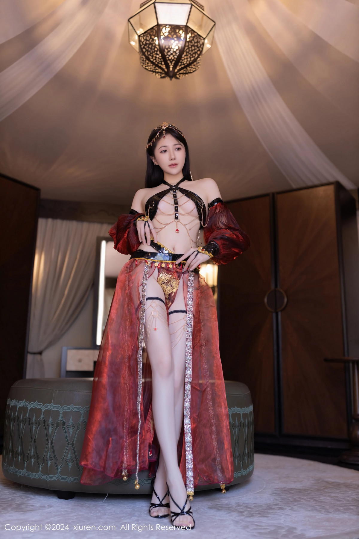 [秀人网] 2024.06.28 No.8778 鱼子酱Fish 舞娘装扮  第18张