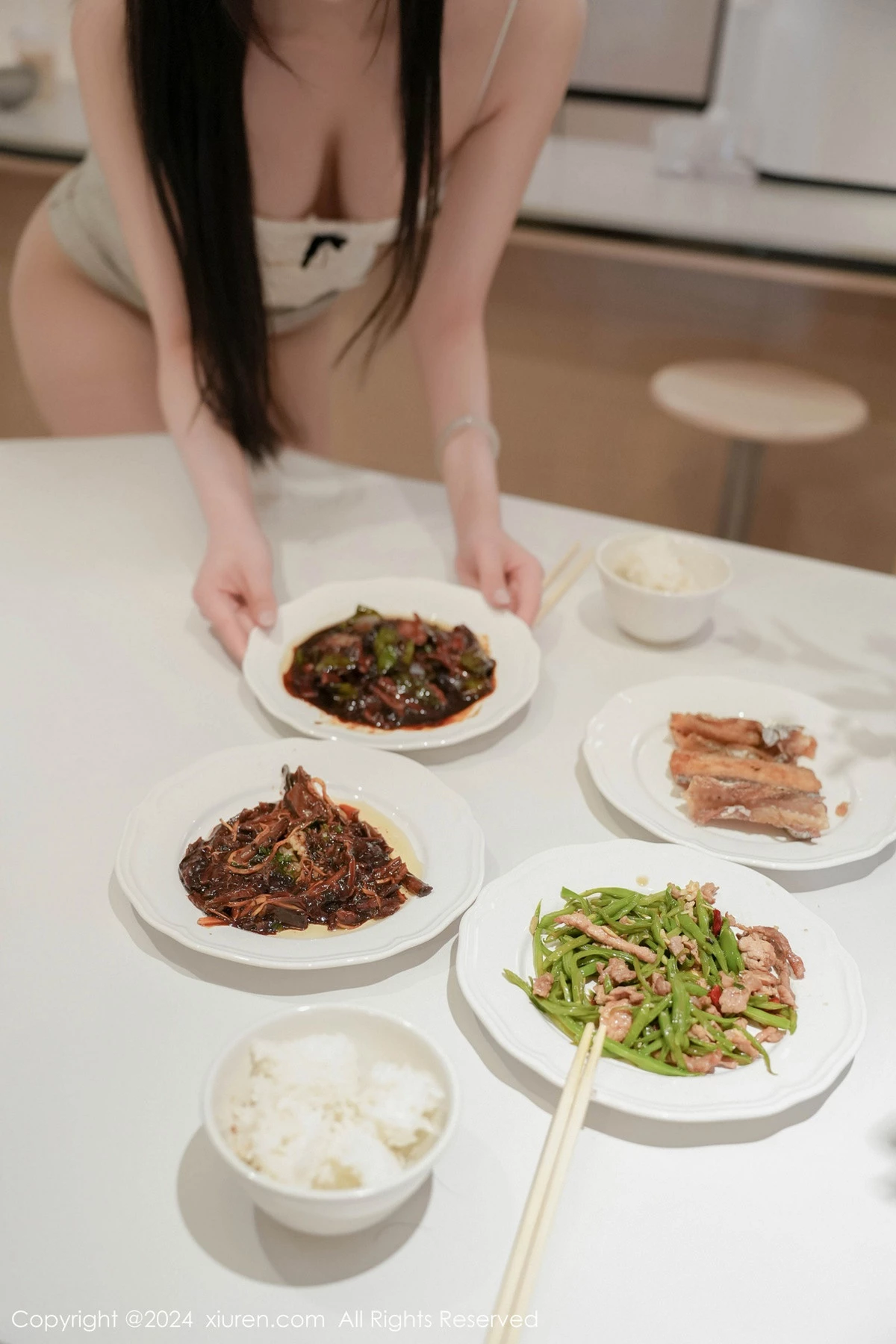 [秀人网] 2024.05.17 No.8557 晚苏susu 丝袜美腿  第77张