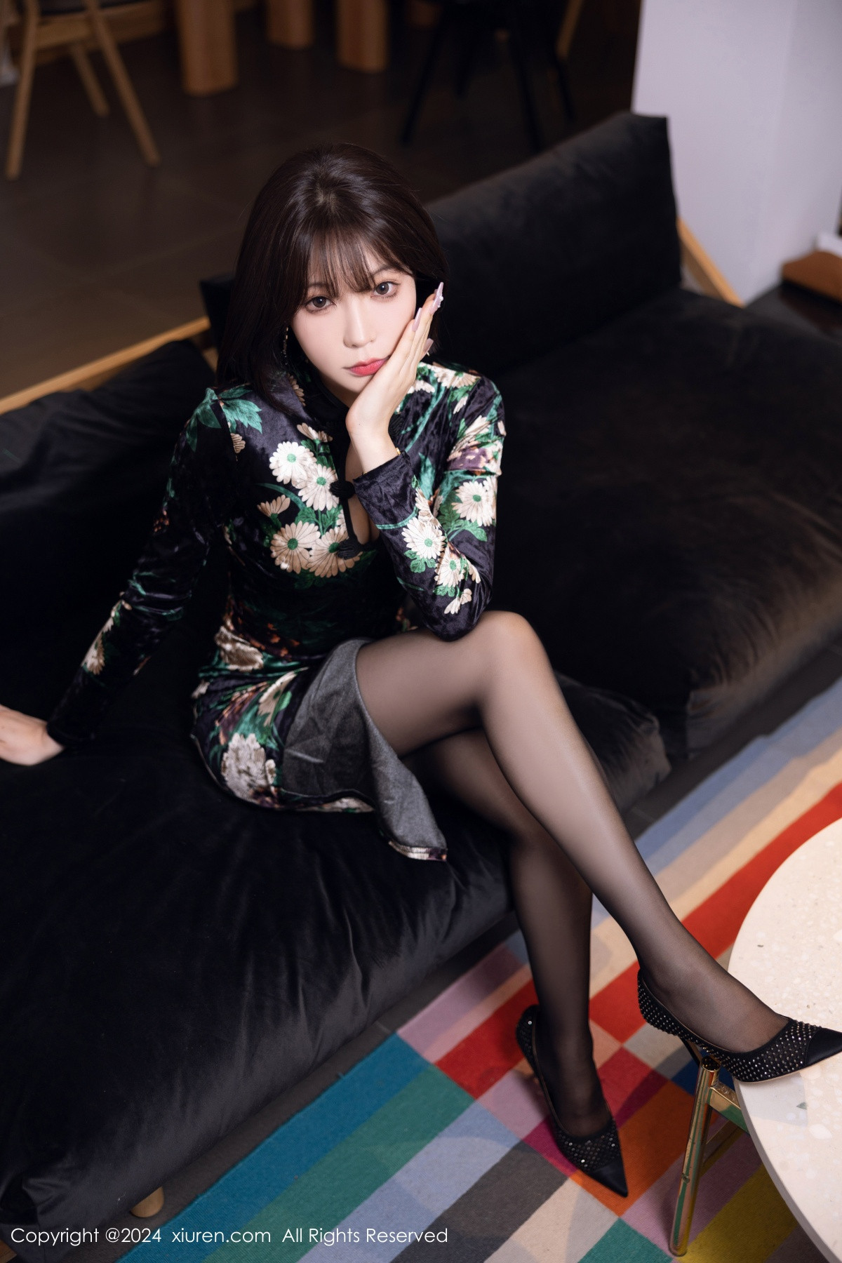 [秀人网] 2024.07.17 No.8876 徐莉芝Booty 黑丝美腿  第12张