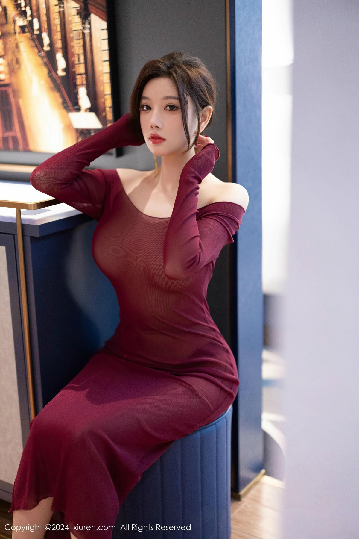 [秀人网] 2024.10.25 No.9348 杨晨晨Yome 丝袜美腿  第51张
