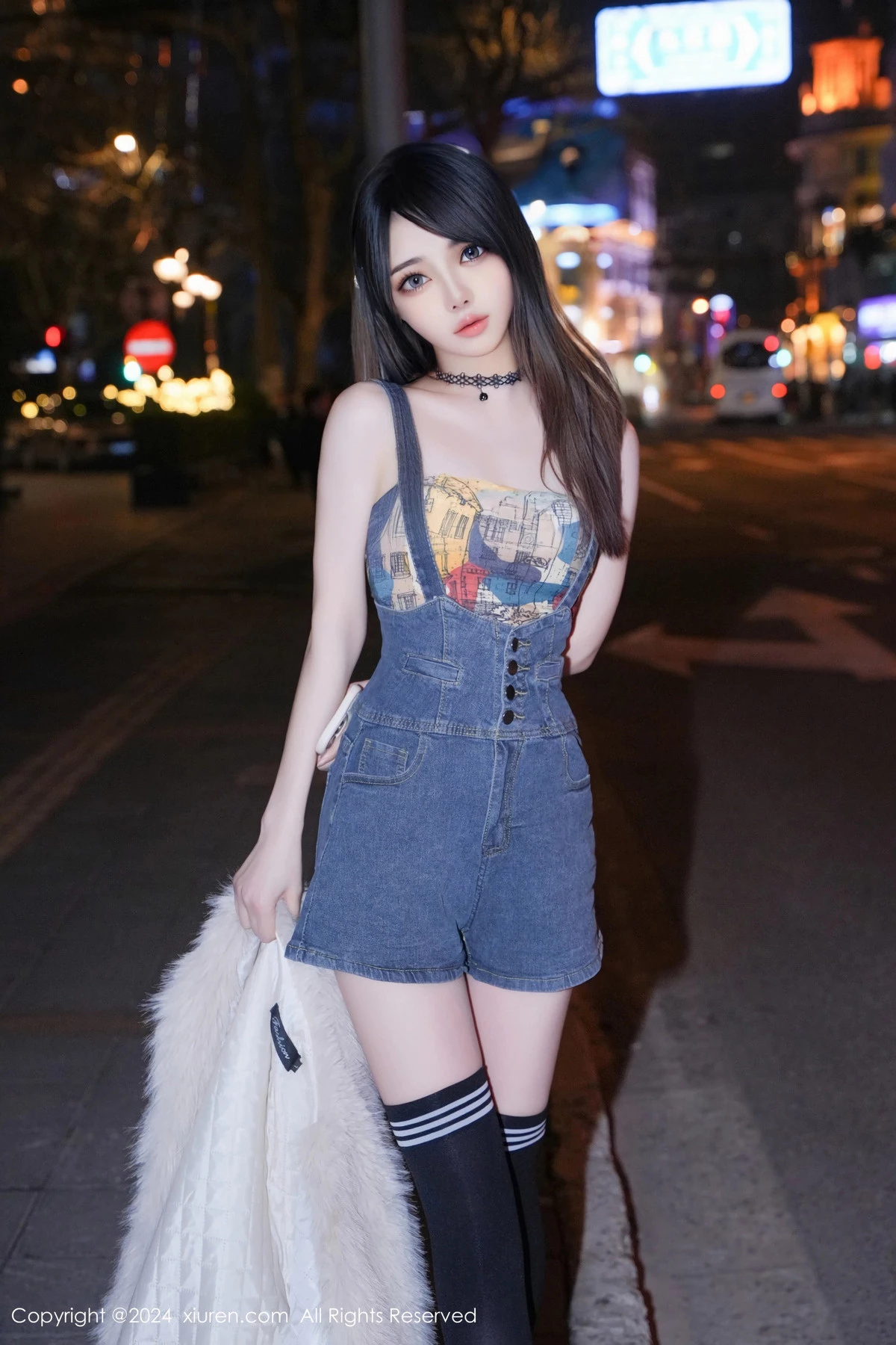 [秀人网] 2024.05.09 No.8508 林月月 黑丝美腿  第5张