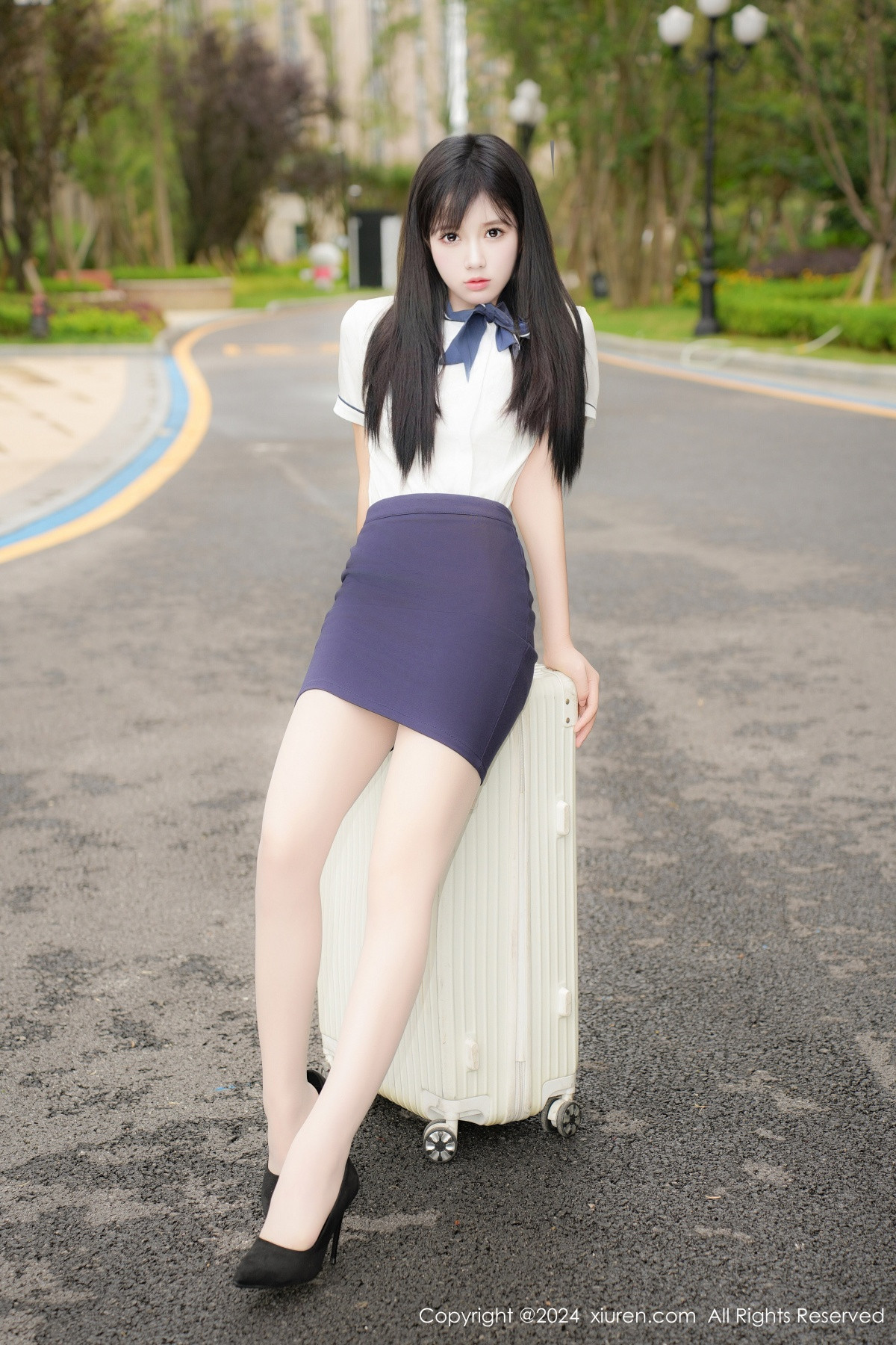[秀人网] 2024.09.13 No.9154 于诺诺ise 丝袜美腿  第9张